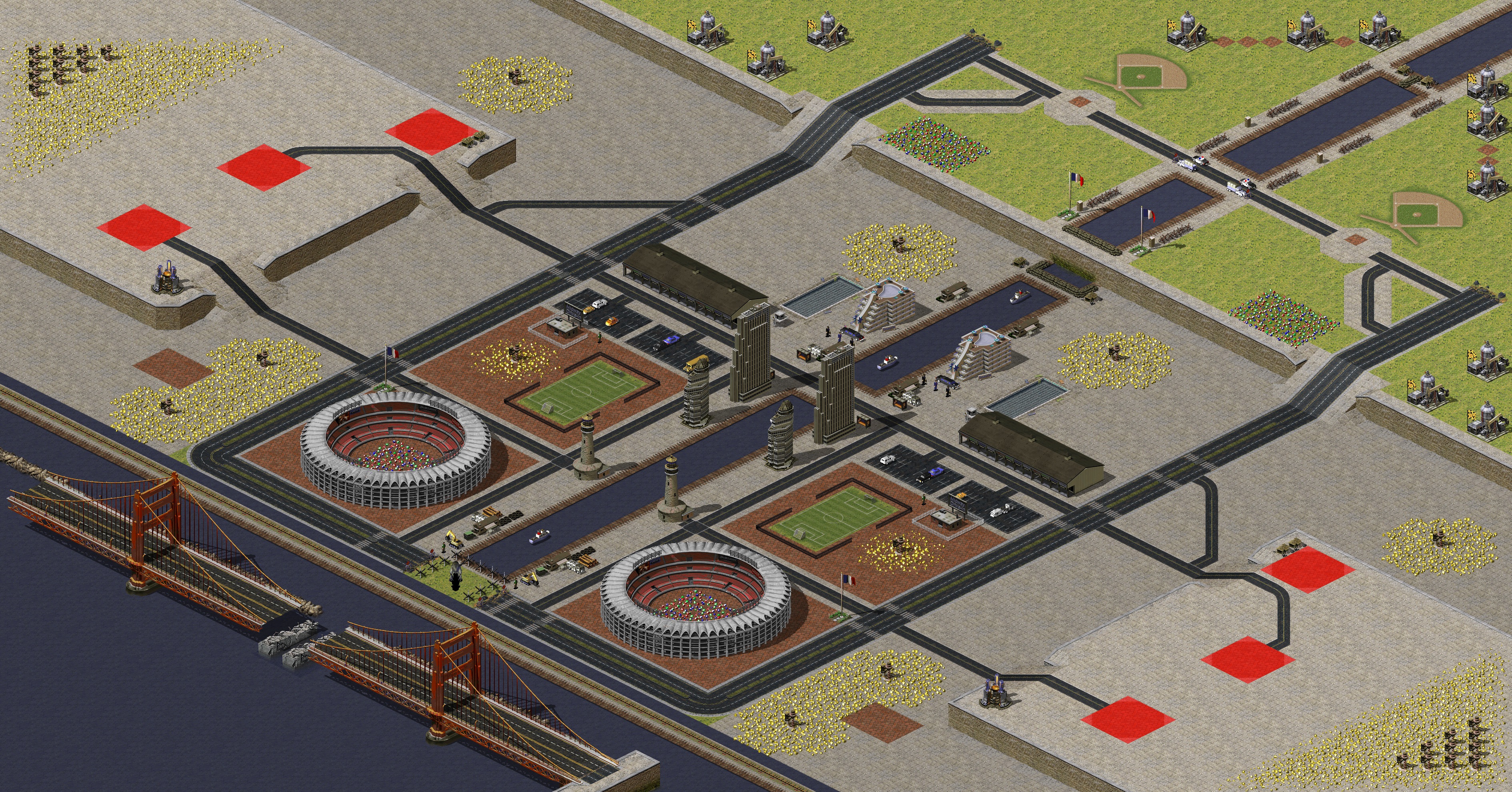 Rendered map: Dual Artillery