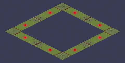 Rendered preview of Sea & Land Skirmish - Free For All