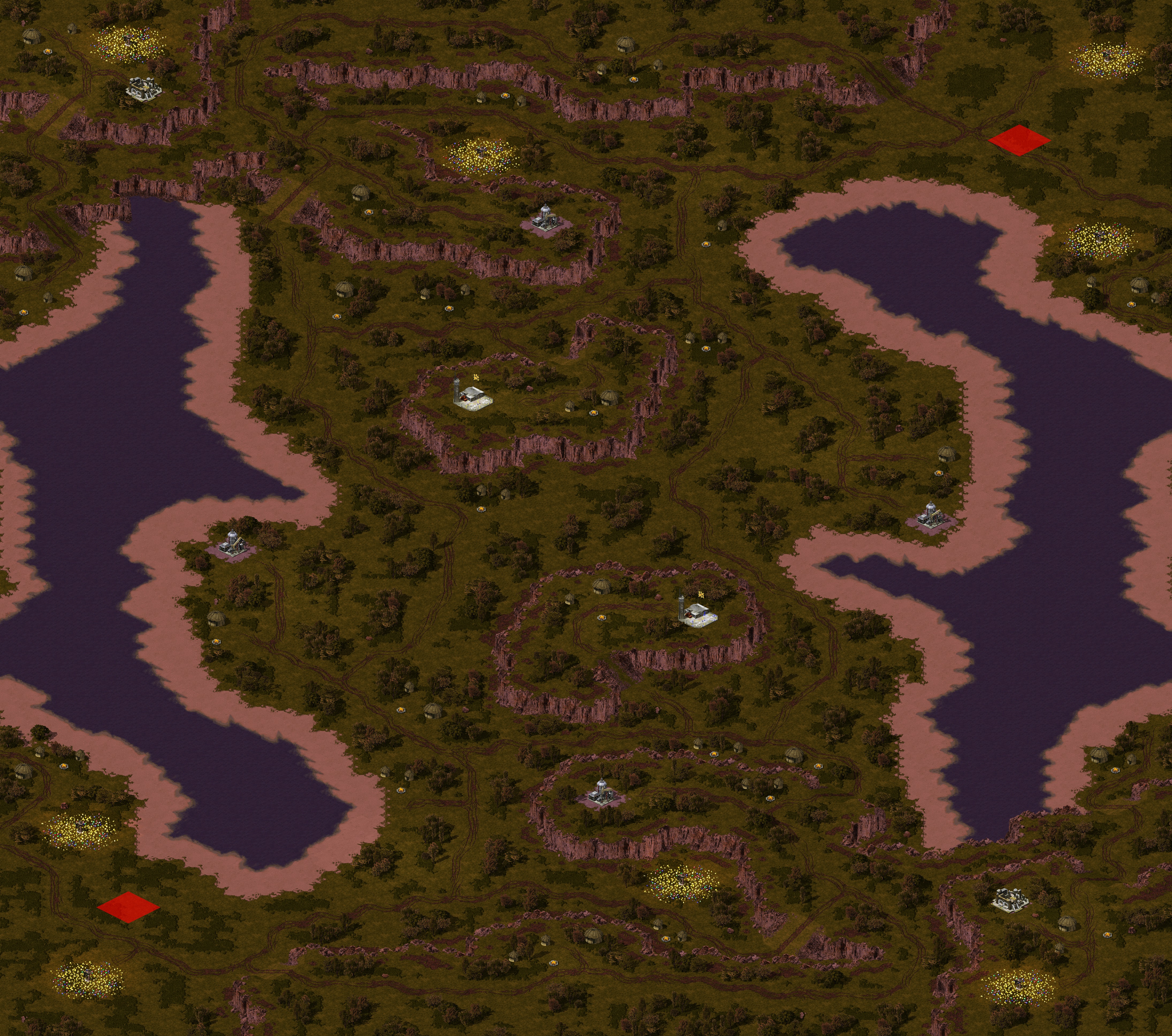 Rendered map: Canals of Carnage