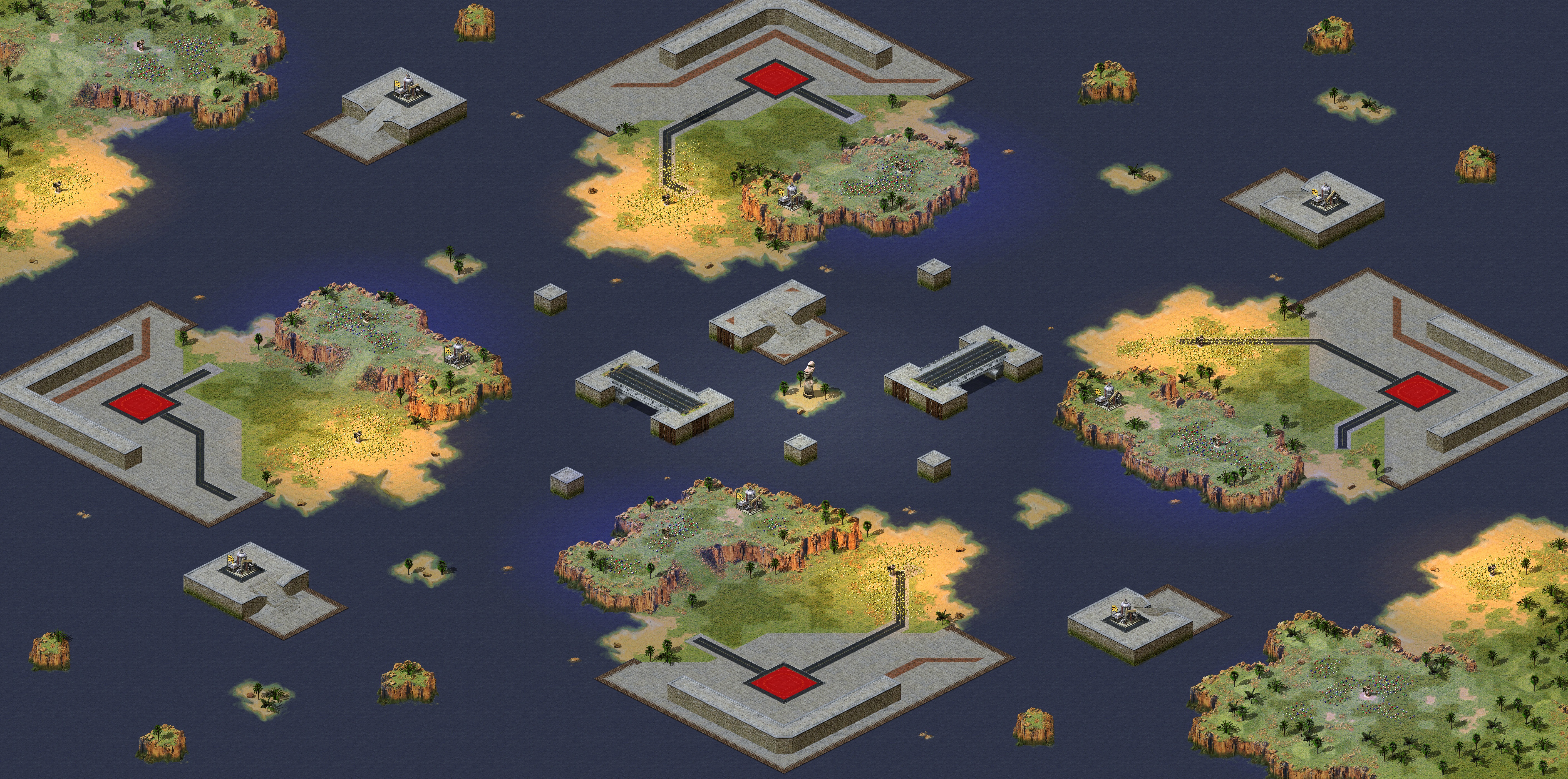 Rendered map: 荒之海