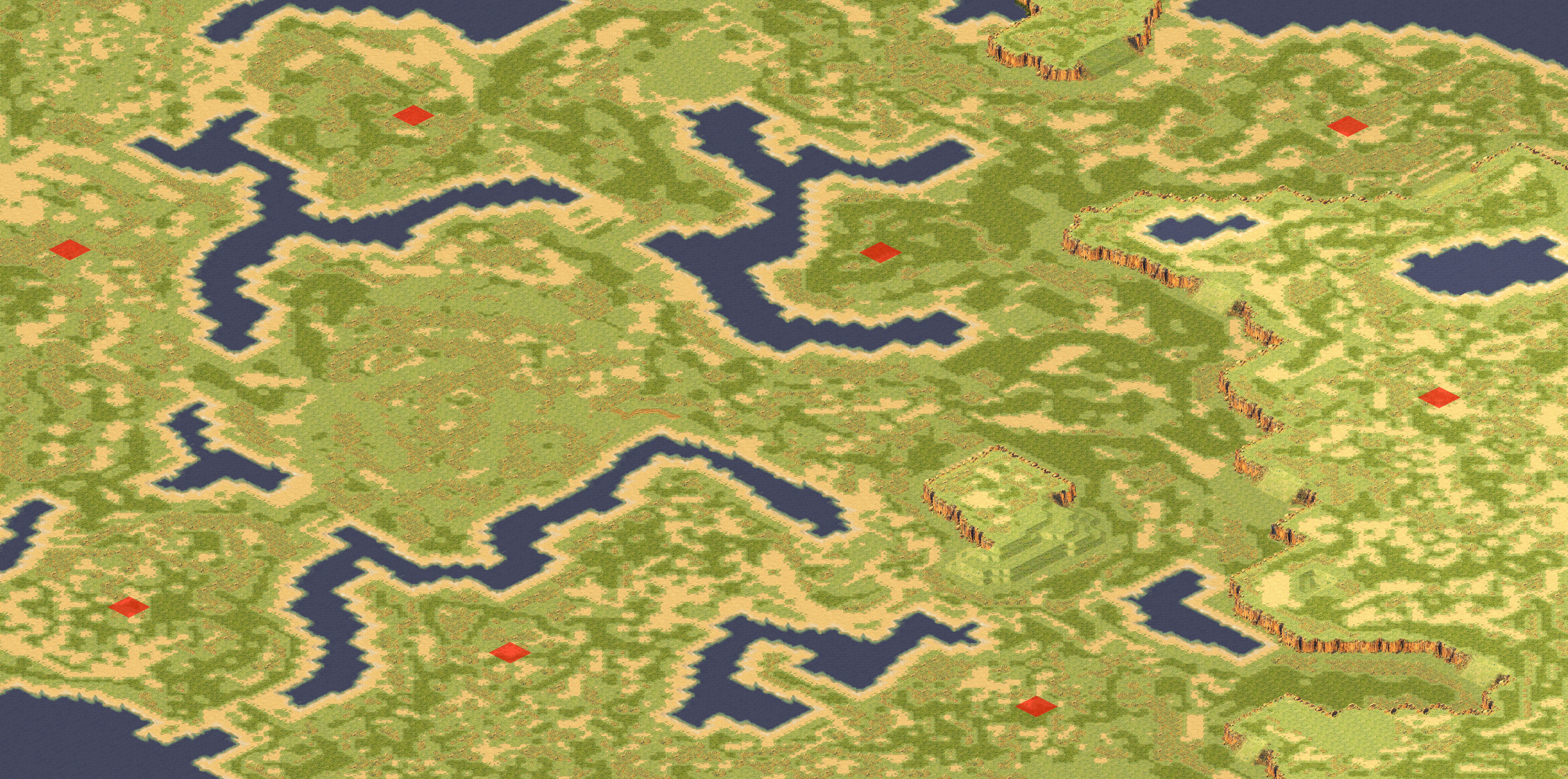 Rendered map: Tank War 2 4v4 Random