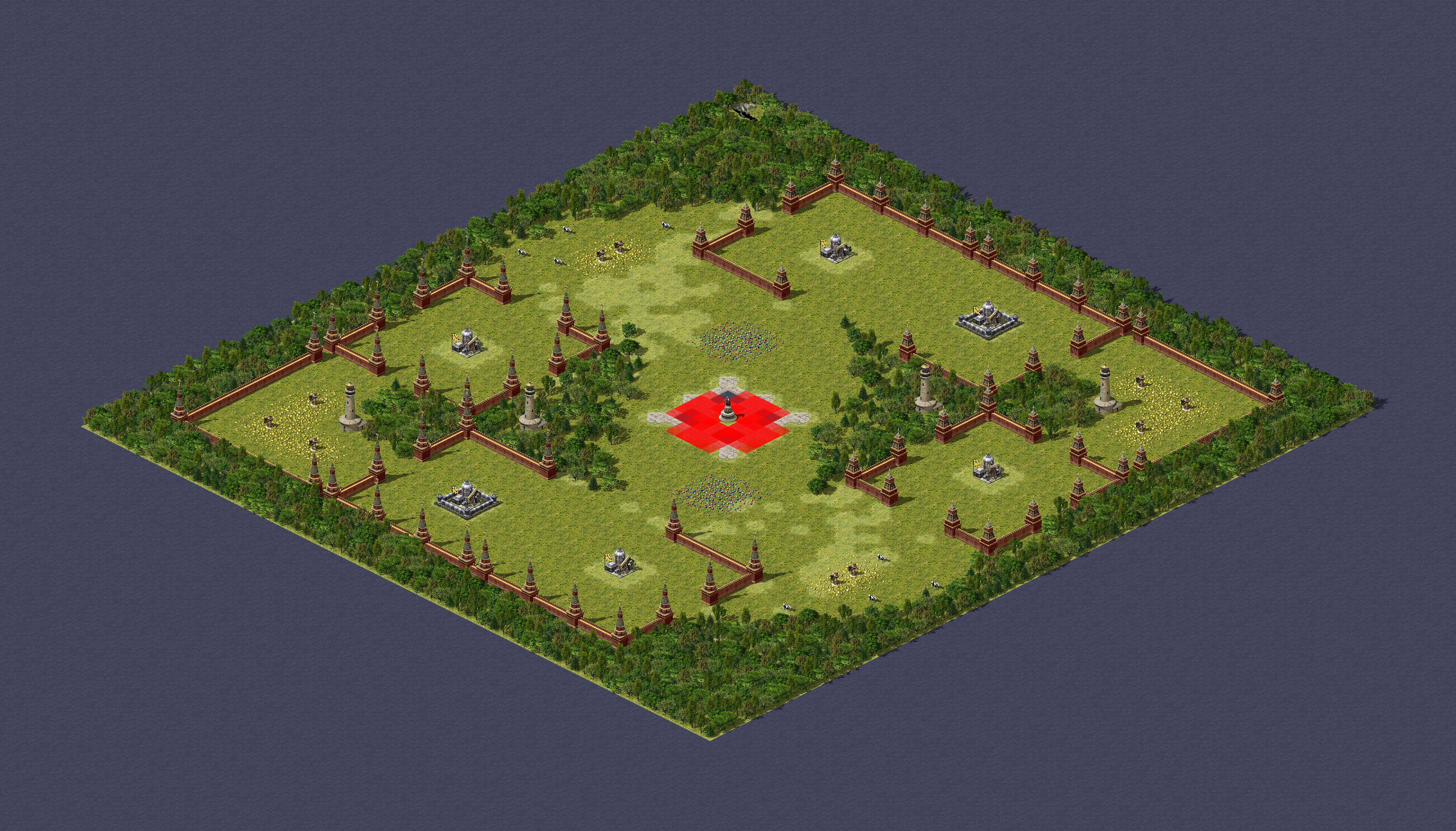 Rendered map: Empire Age Land Grab