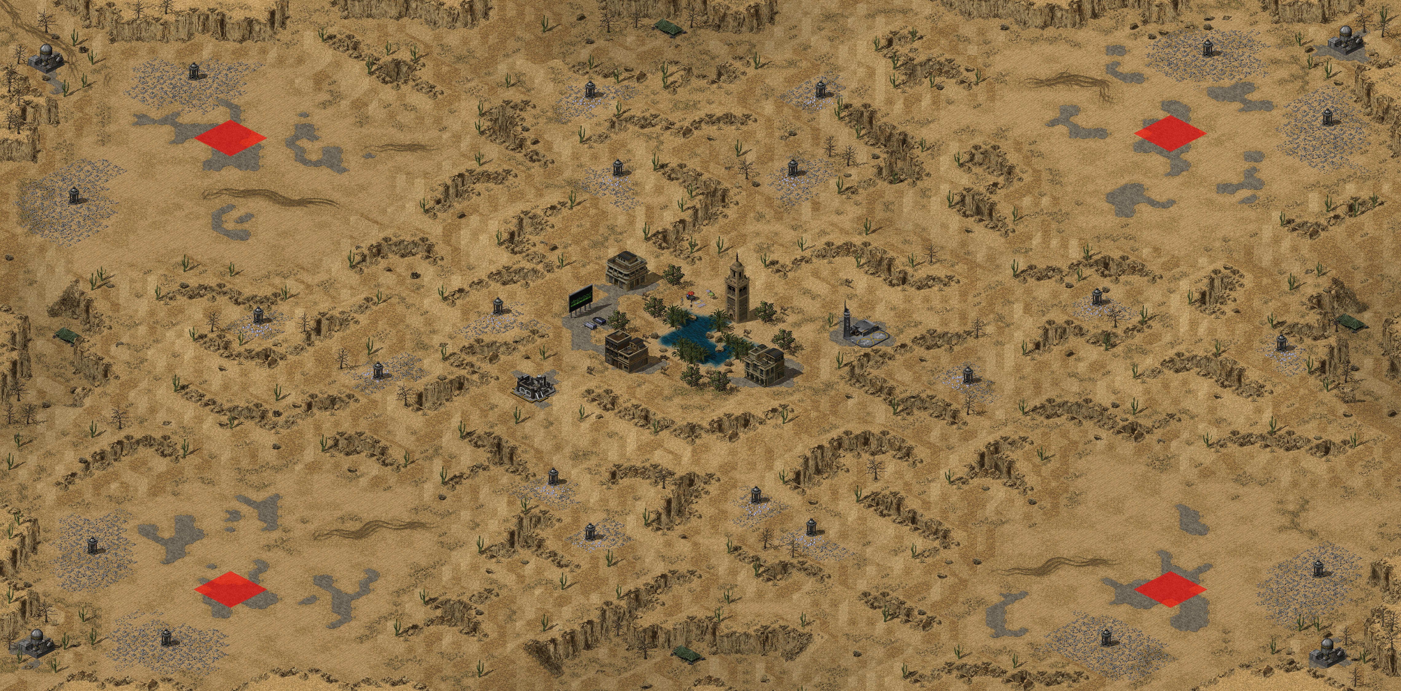 Rendered map: Scars