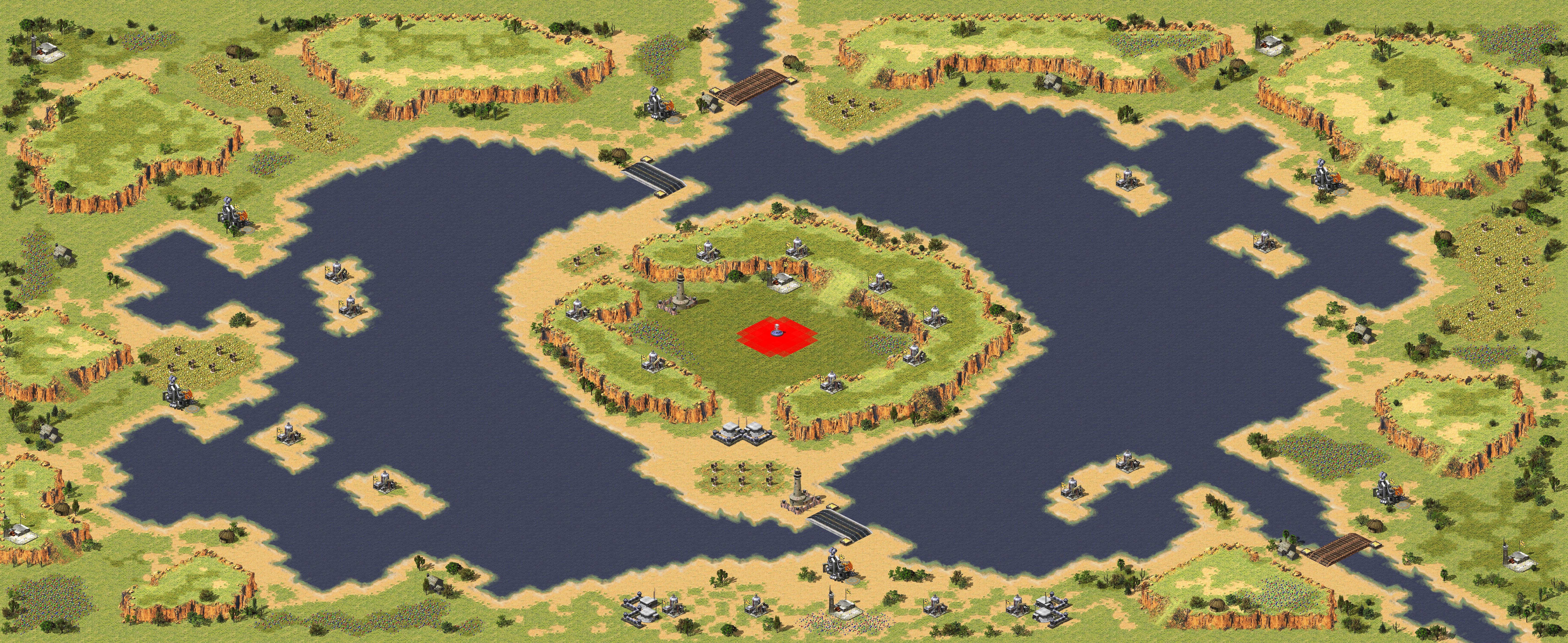 Rendered map: Liangshan Marsh