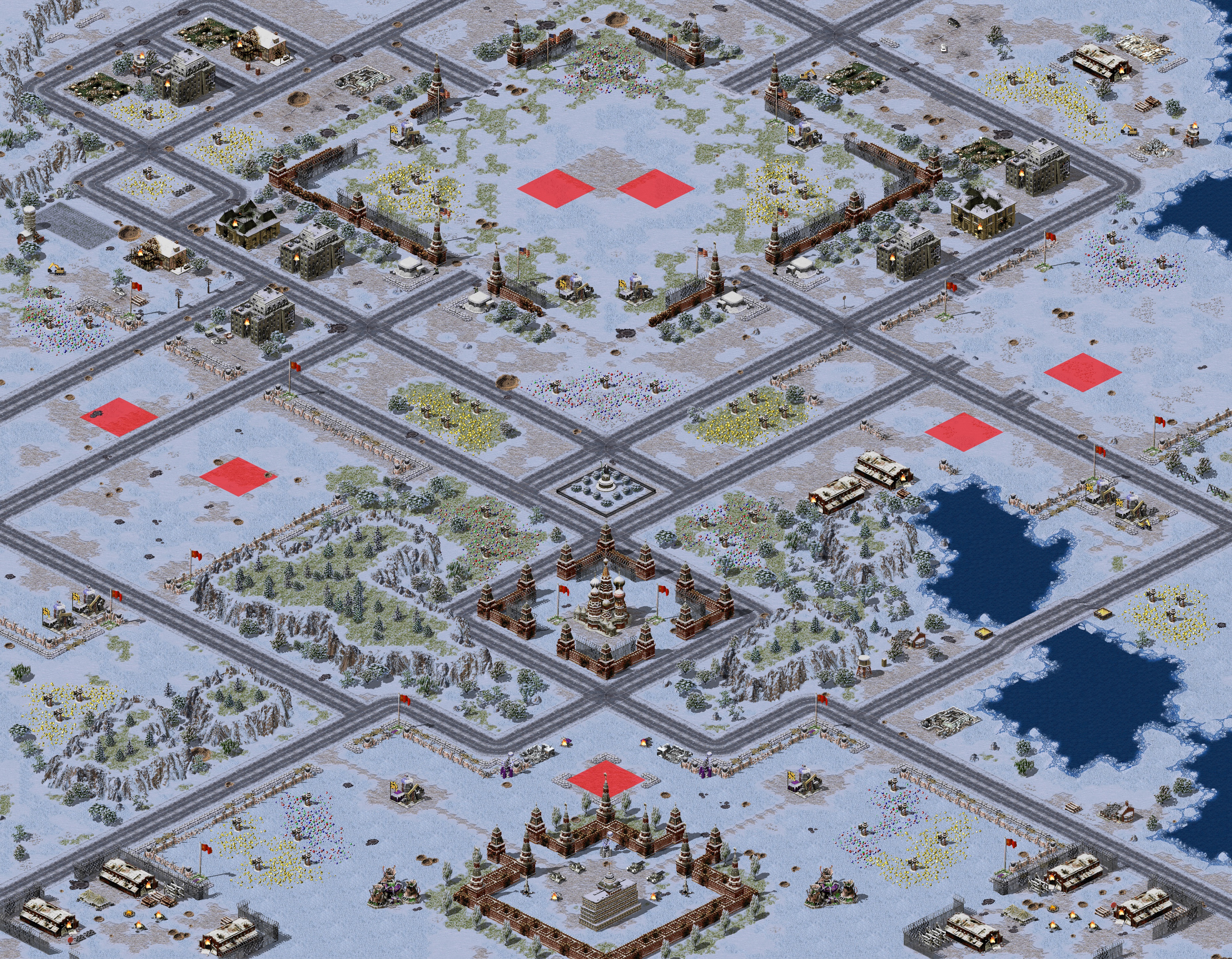Rendered map: 2024 RA Melee - Moscow Storm