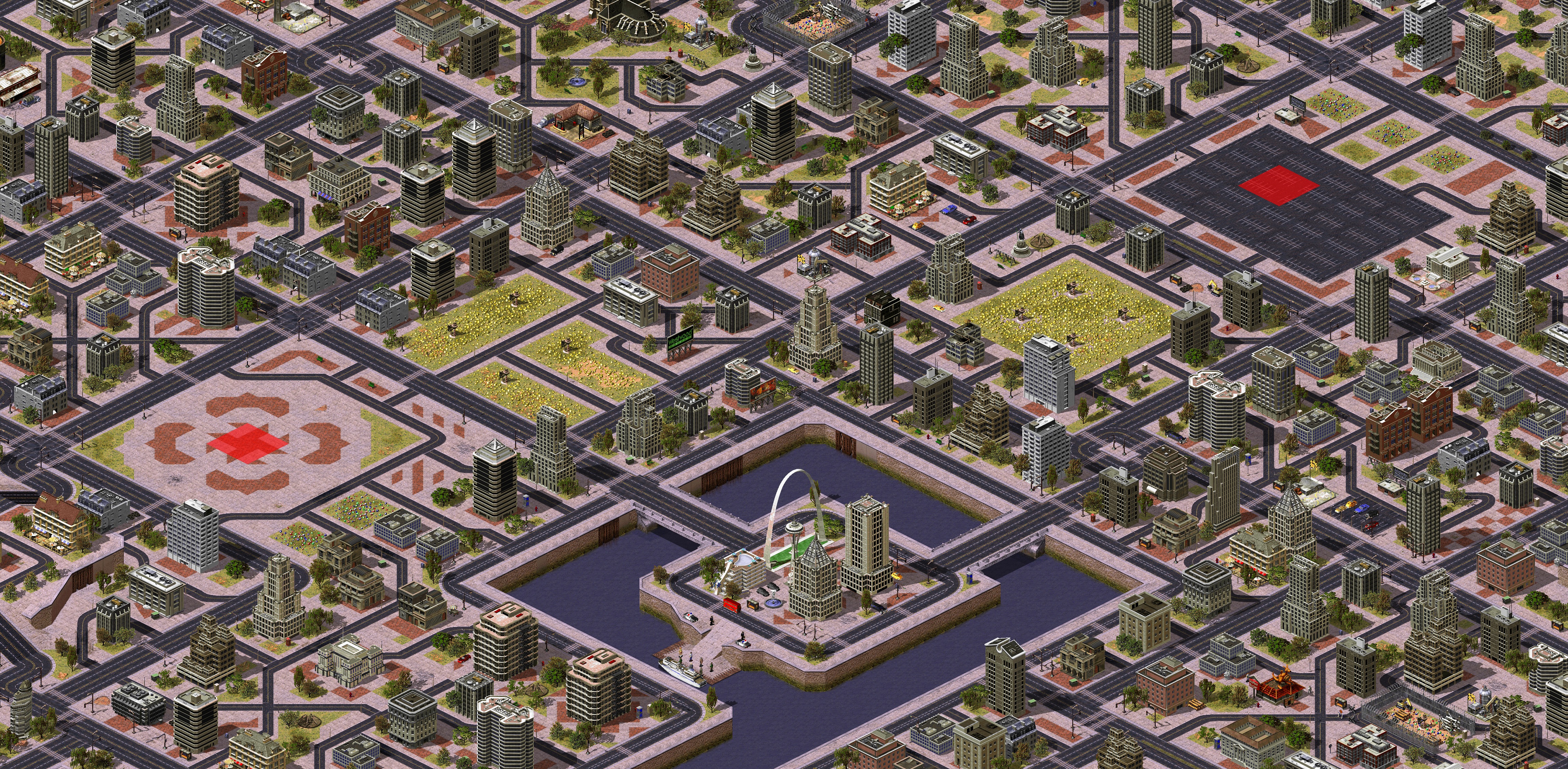 Rendered map: (2)旅居城镇