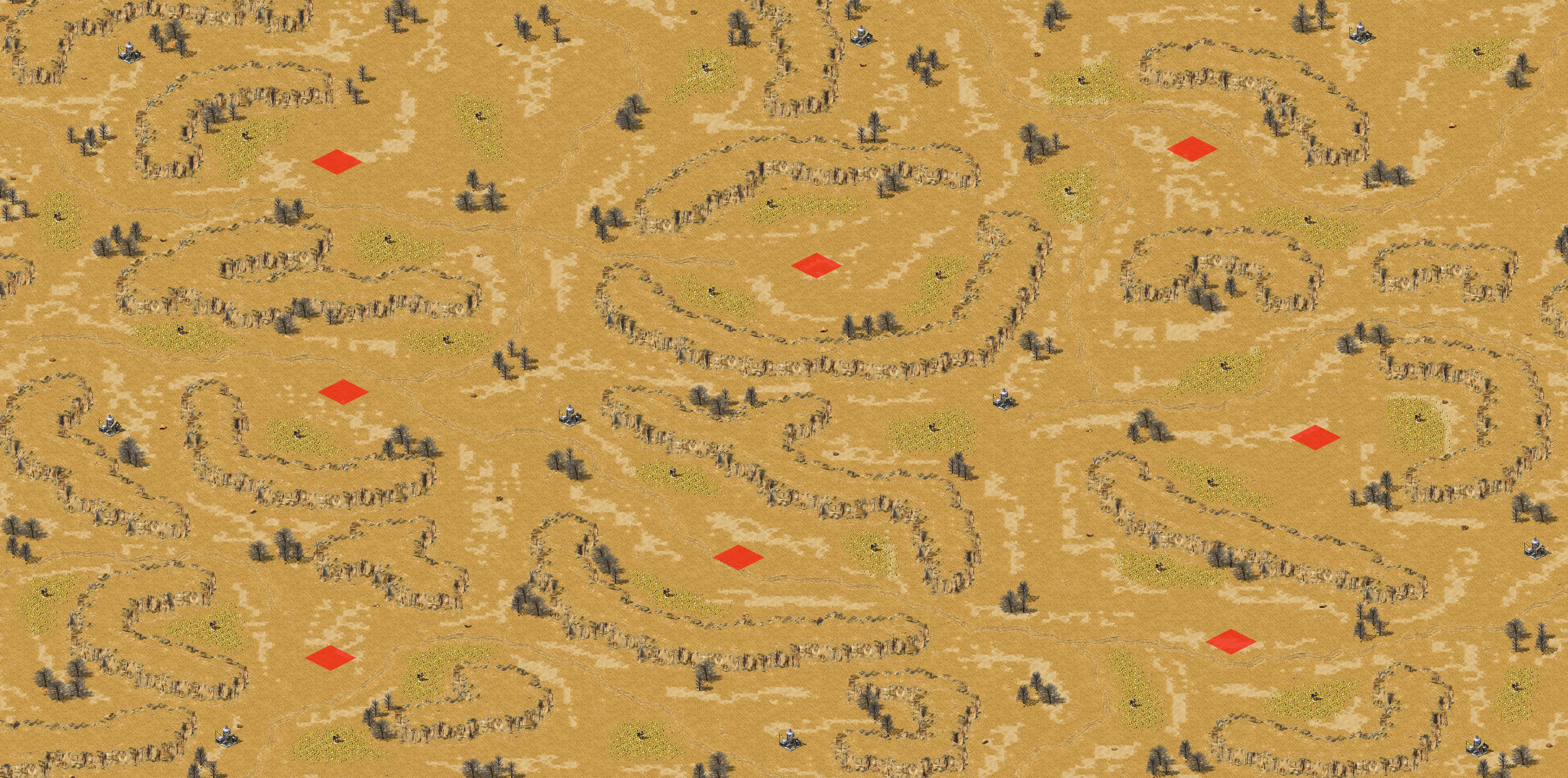 Rendered map: Exhausted Onslaught (2-8)