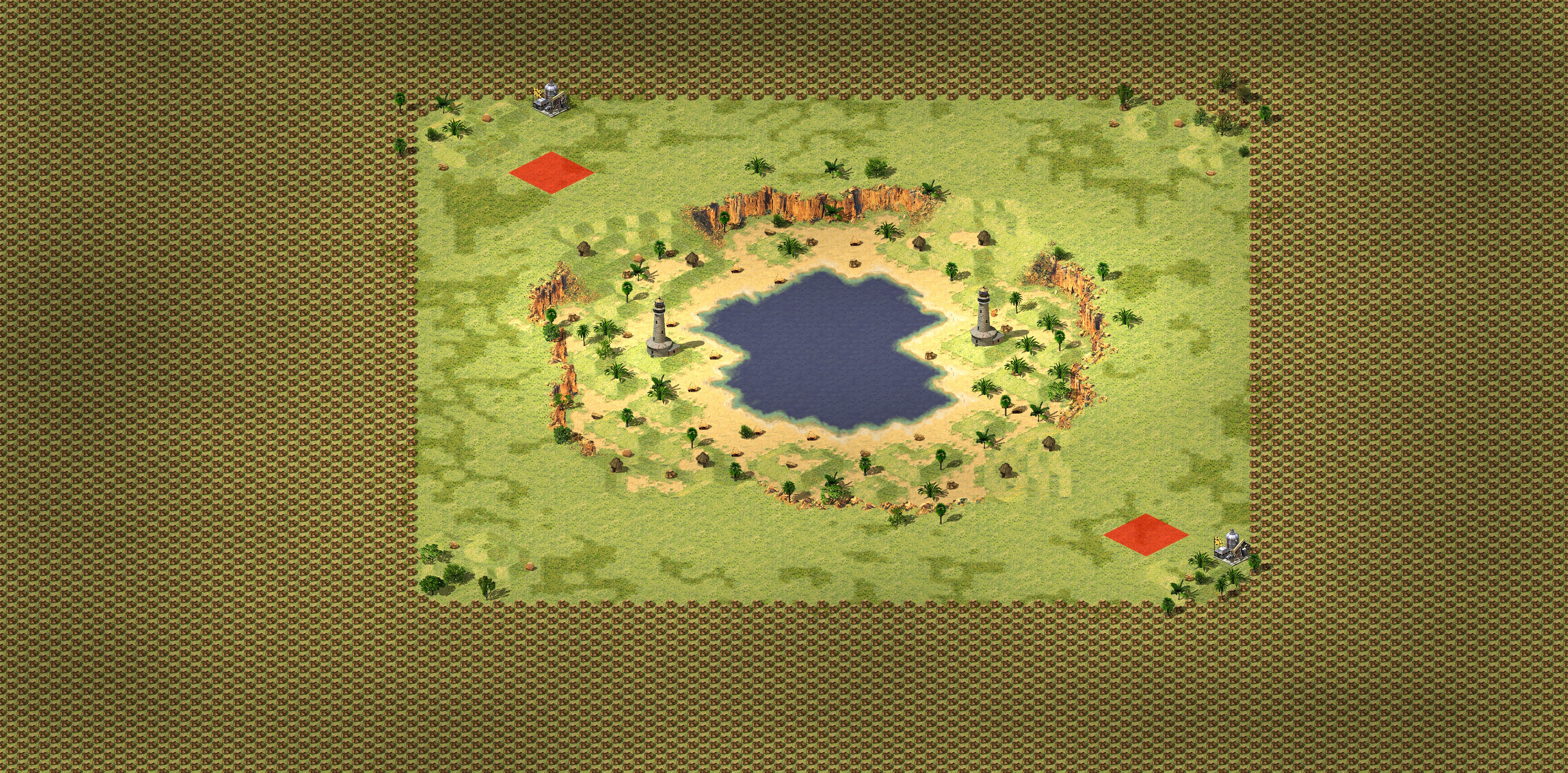 Rendered map: Oasis