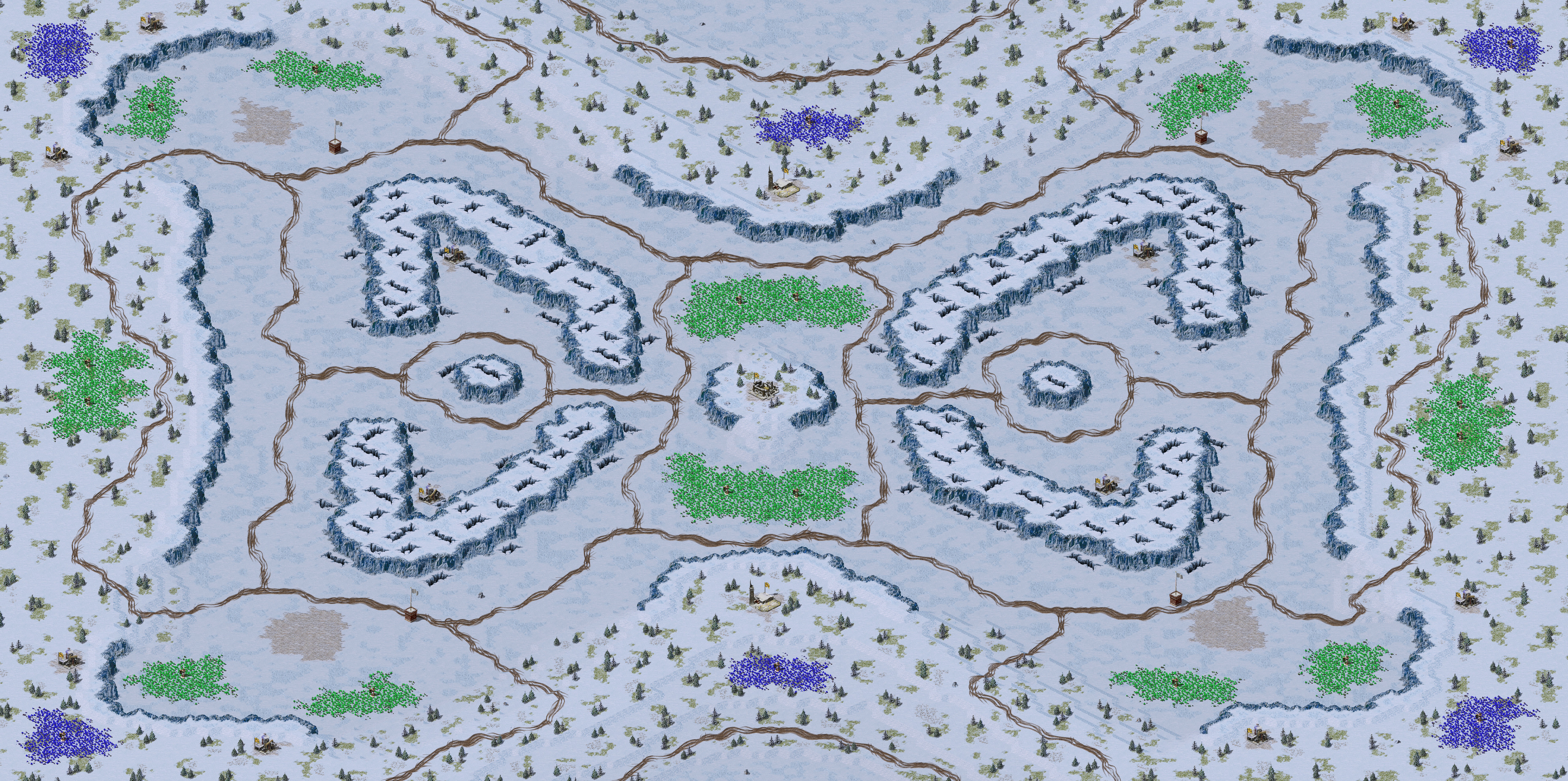 Rendered map: (4) Bitter Wing Nut
