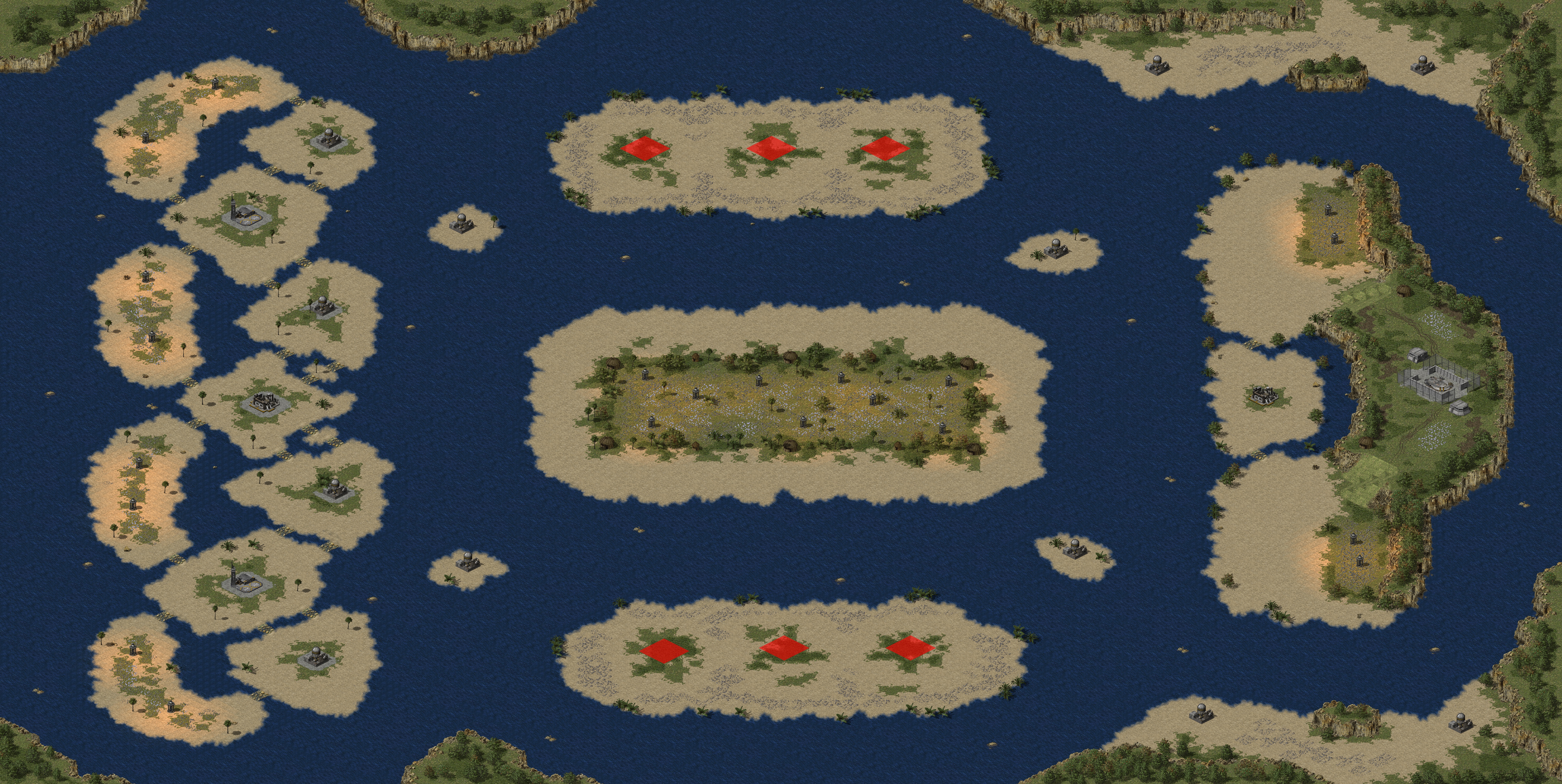 Rendered map: Conquest of Paradise