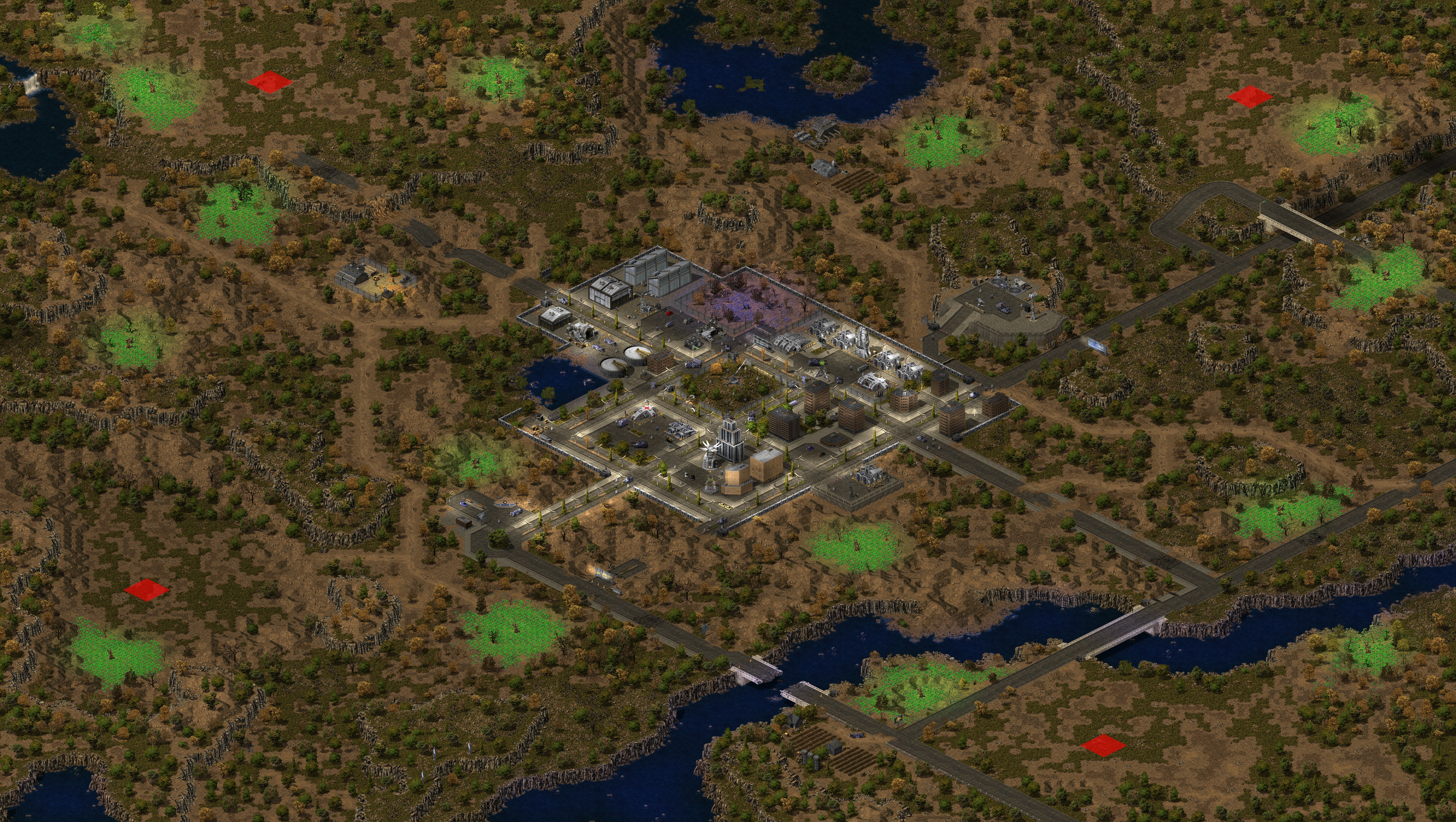 Rendered map: The Knoll