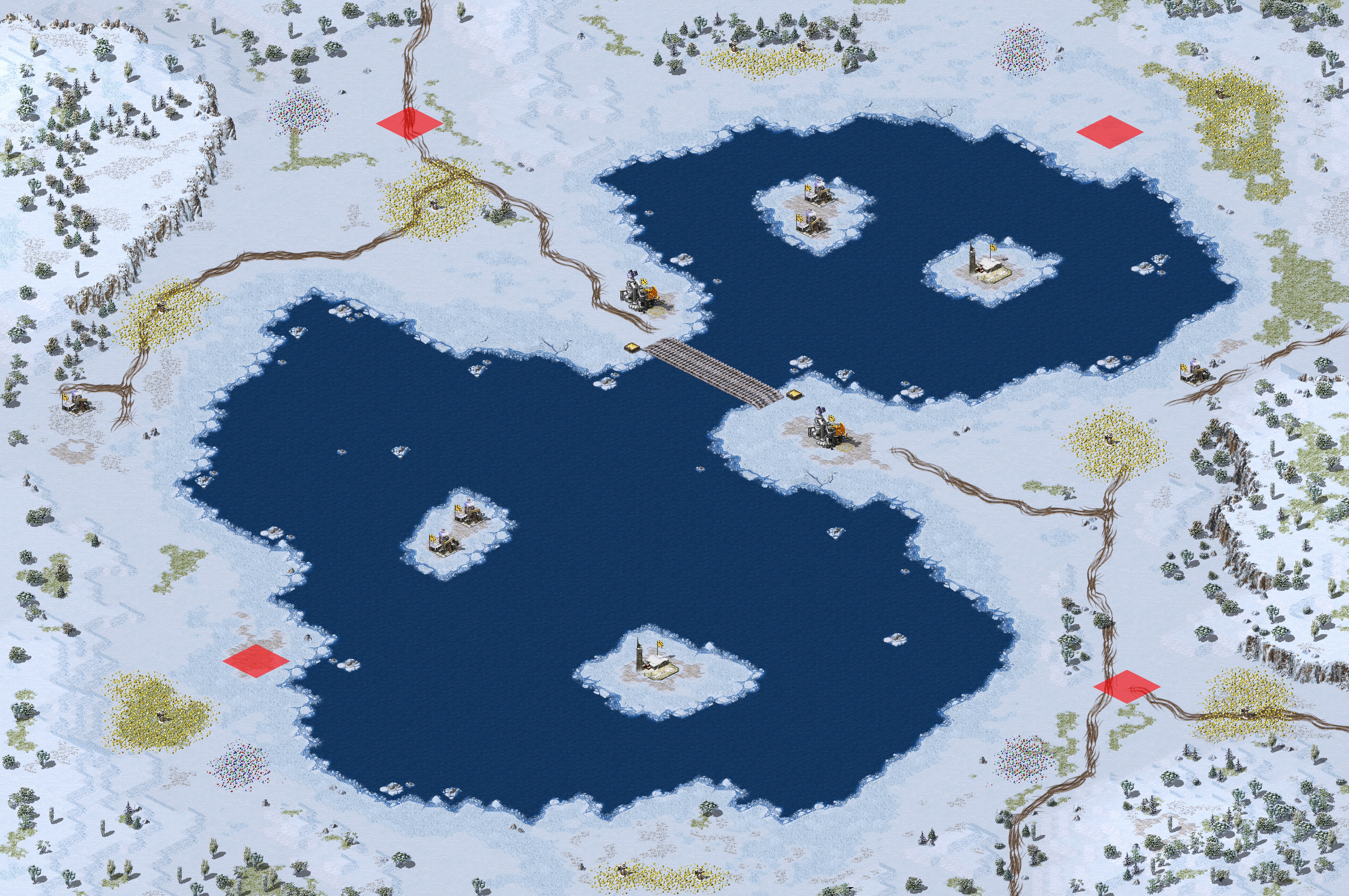 Rendered map: [4]Lake Blizten(LE V1.2)