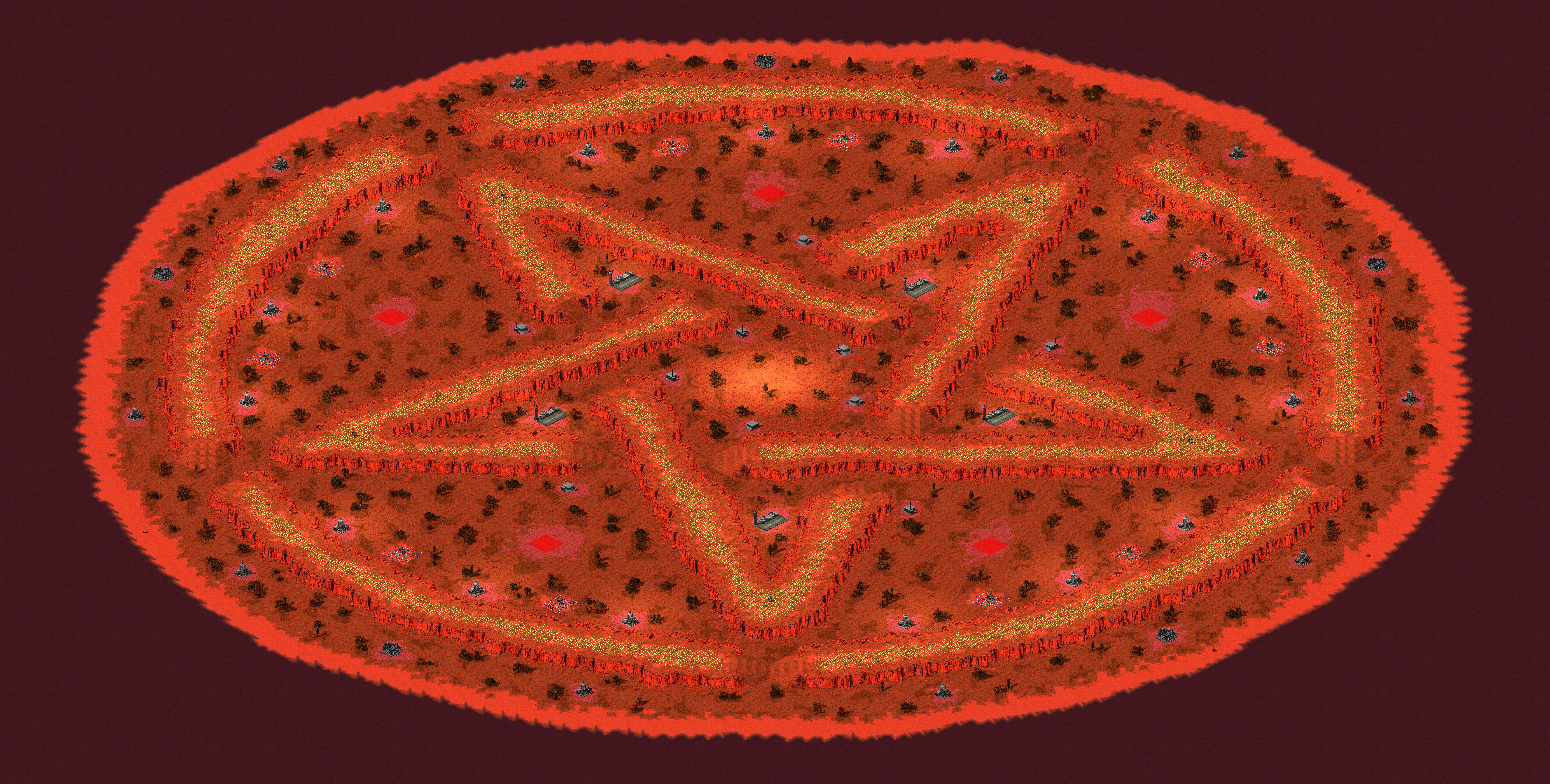 Rendered map: Dangerous Days