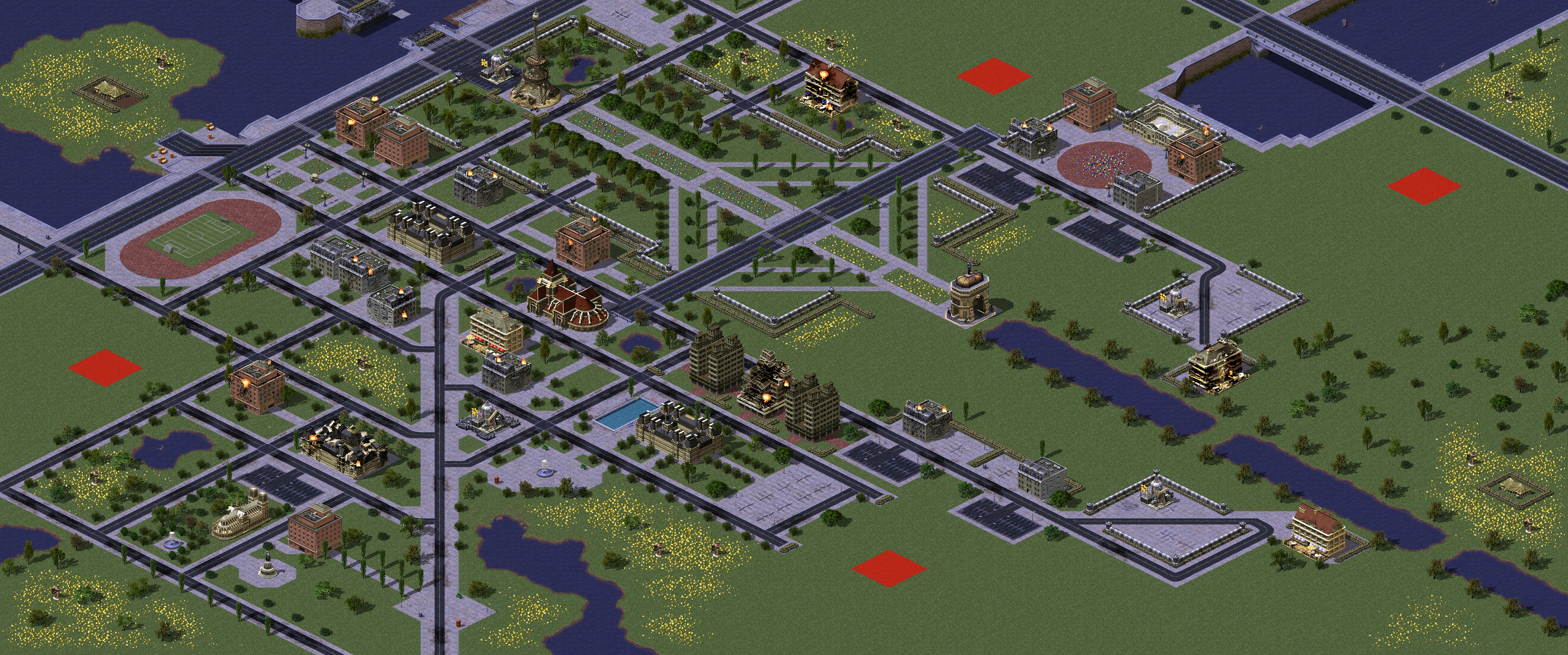 Rendered map: Paris Revisited
