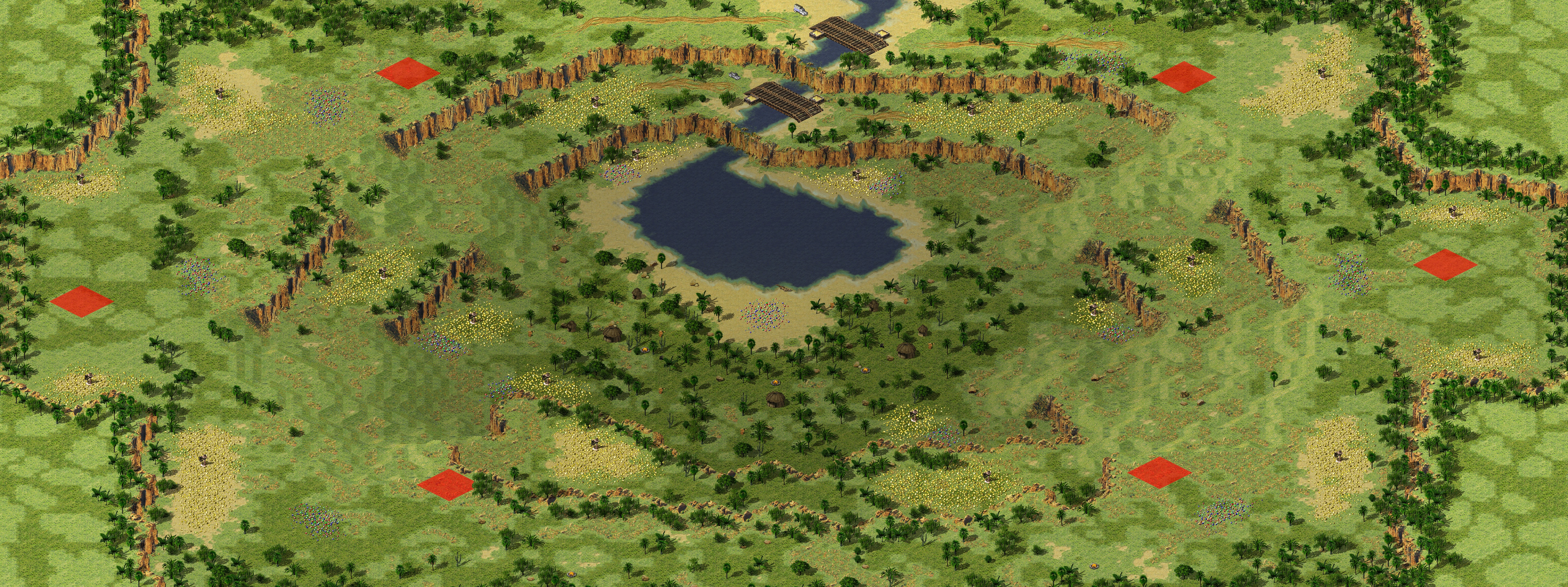 Rendered map: [6] Jungle of Vietnam (3v3)