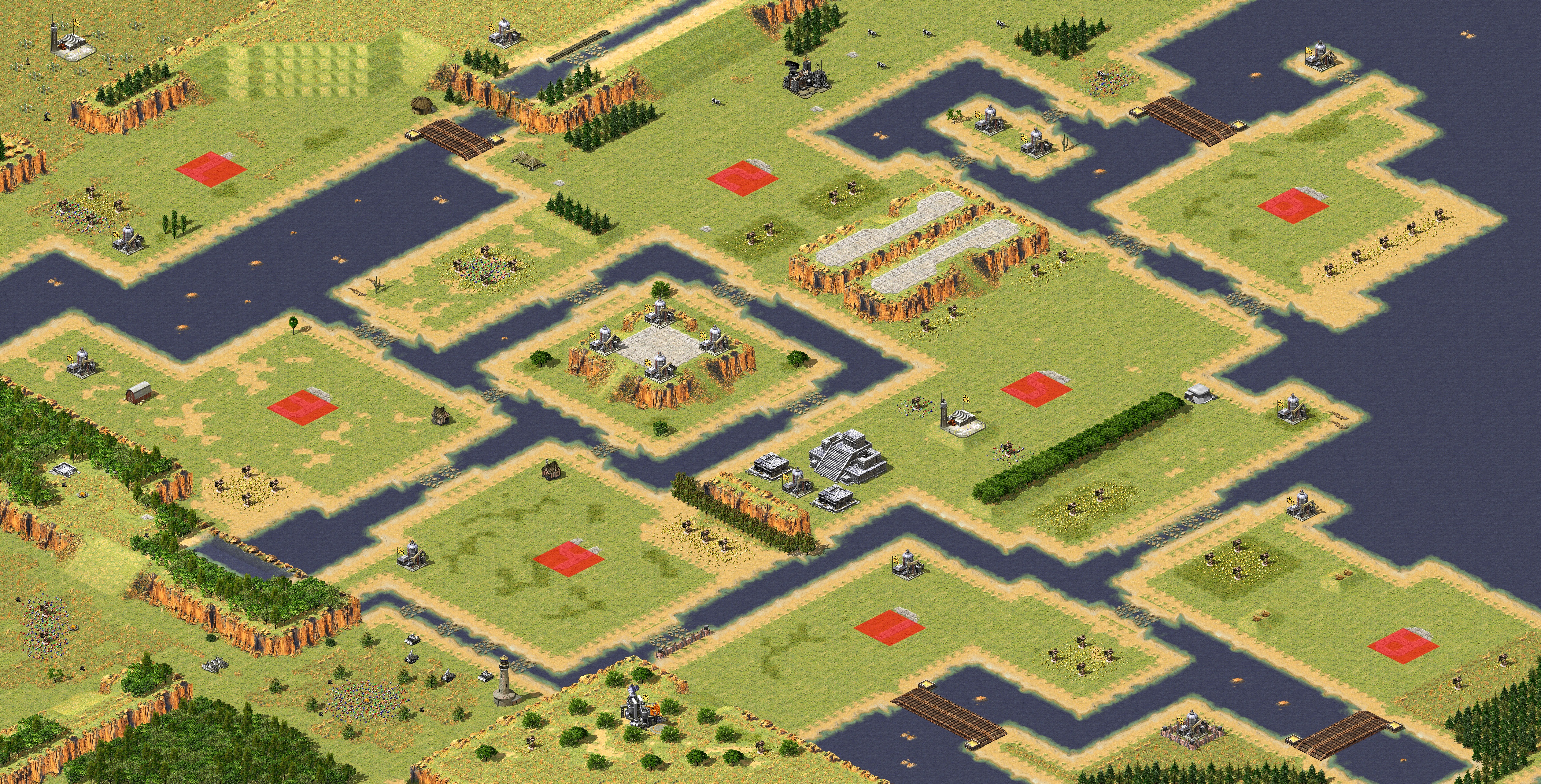 Rendered map: Simple Warlords Clash II