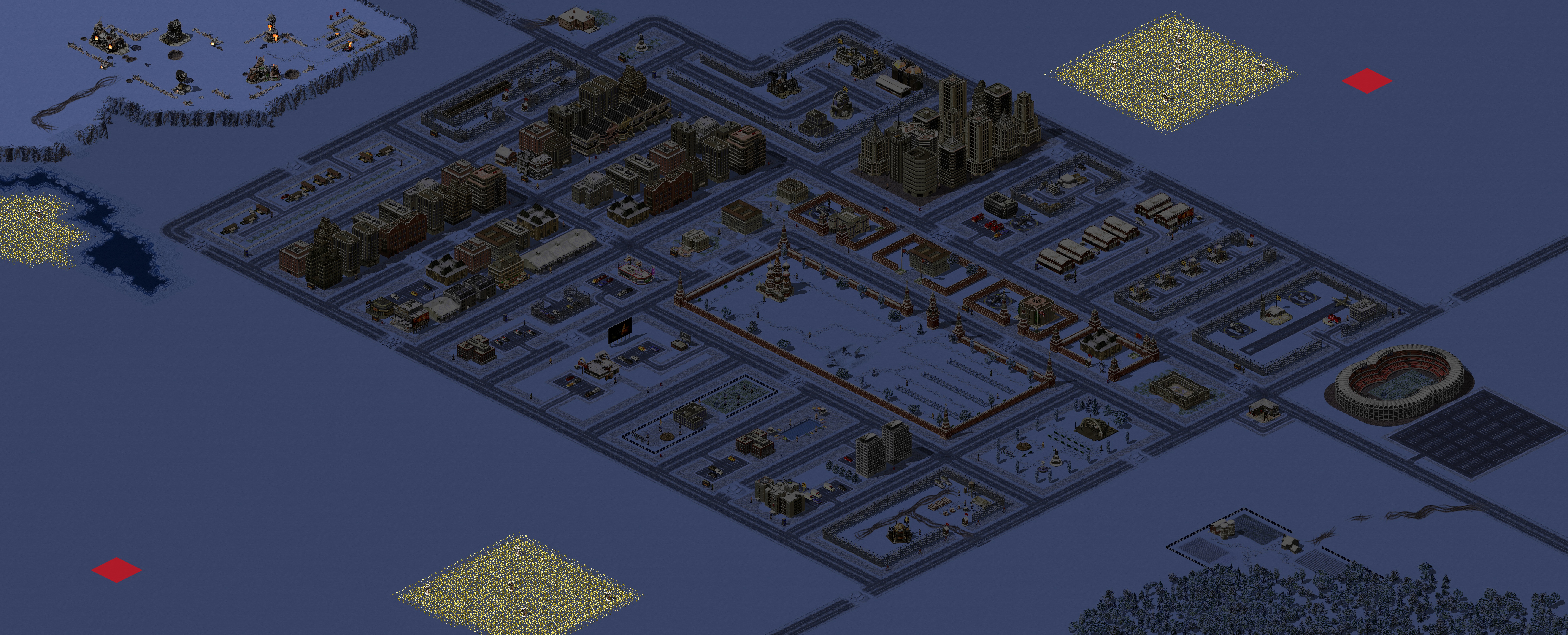 Rendered map: Cold Weather (TX)