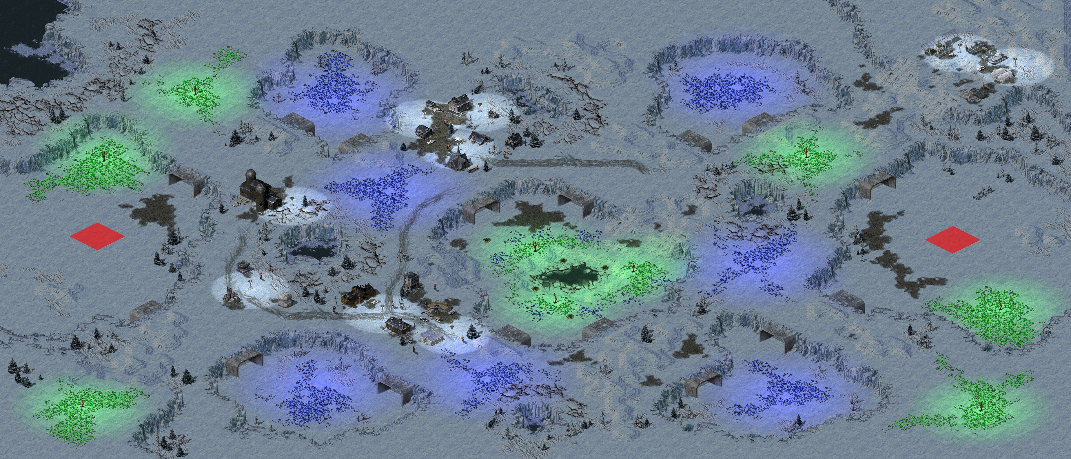 Rendered map: Hot Springs
