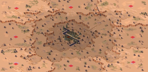 Rendered preview of Desert Wasteland City (2-8)