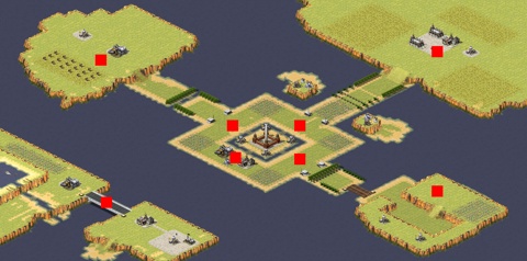 Rendered preview of 4v4 Fish in a Barrel