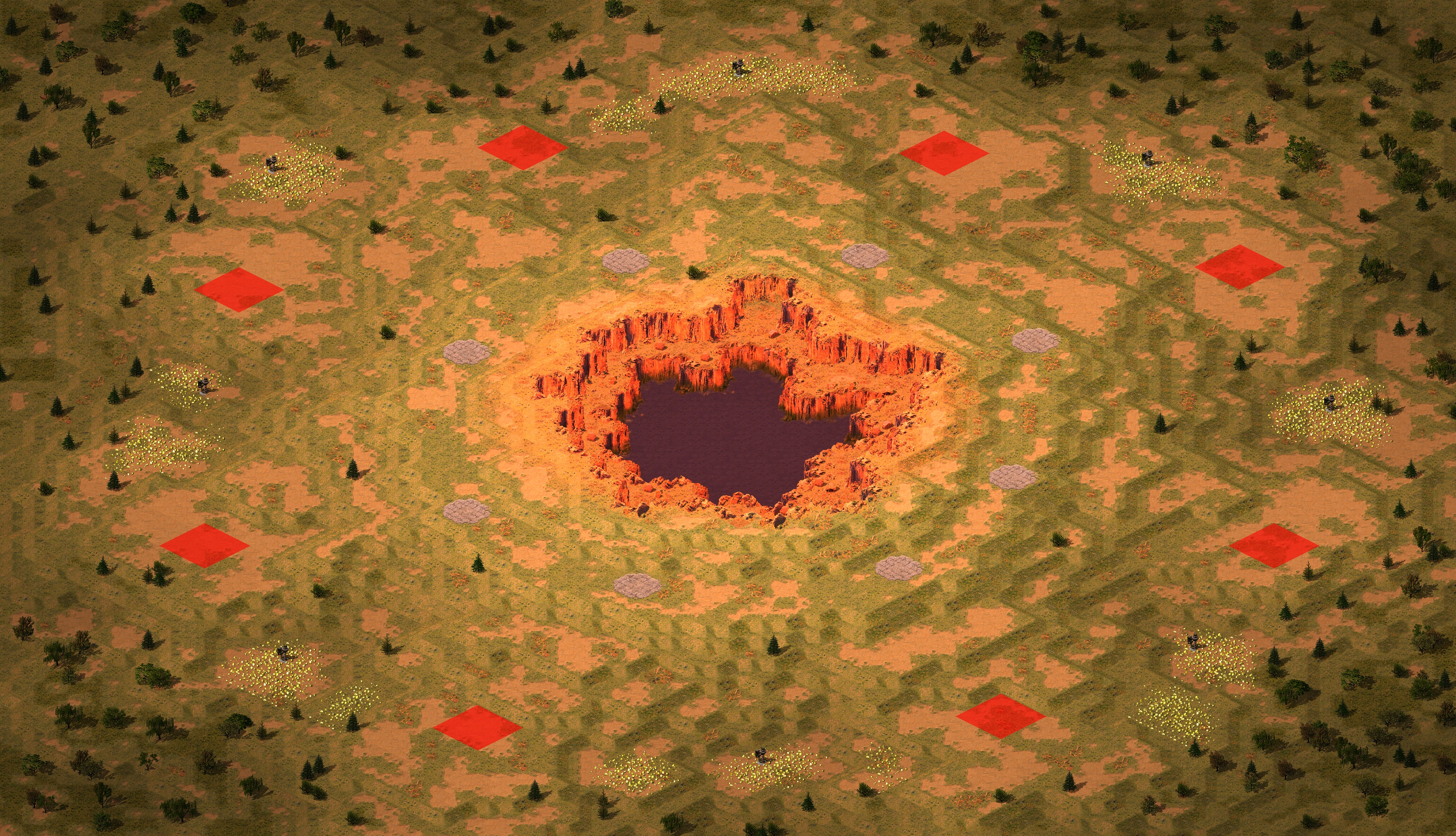 Rendered map: Volcano Rock