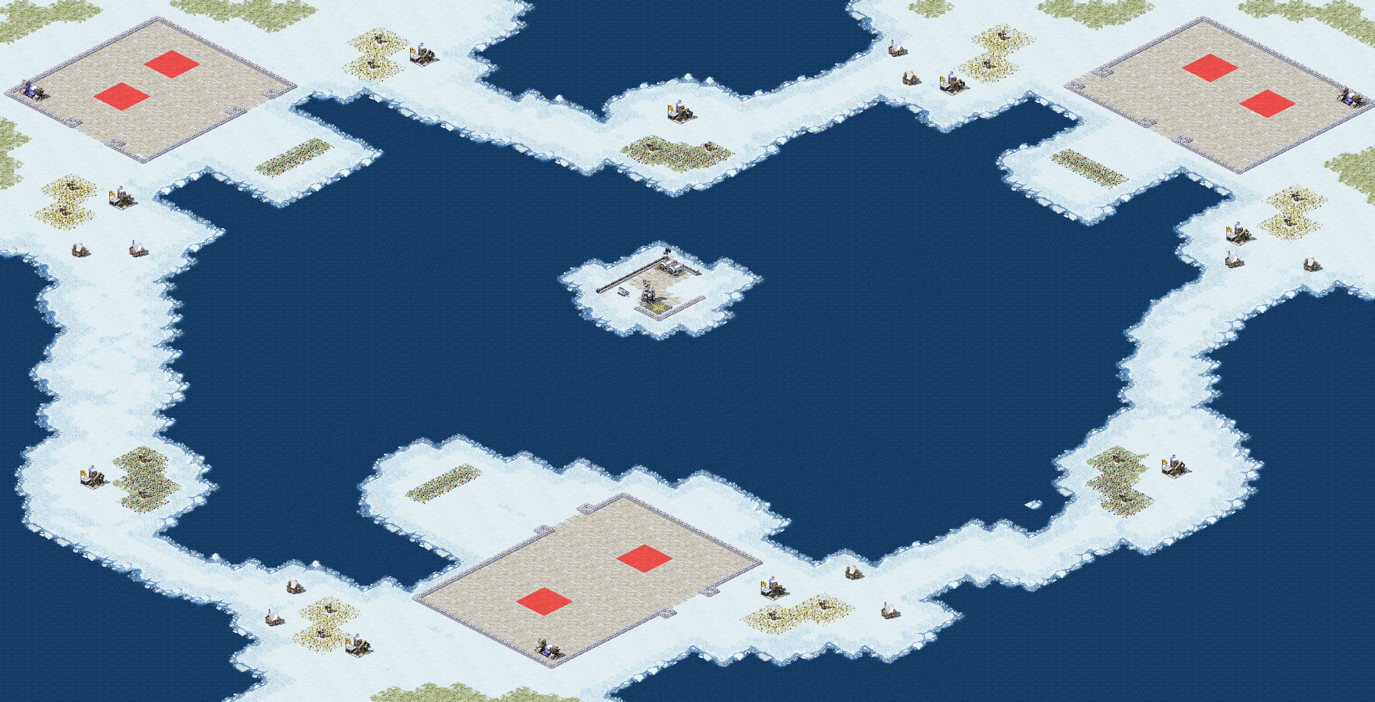 Rendered map: Einstein's Conspiracy (2v2v2)