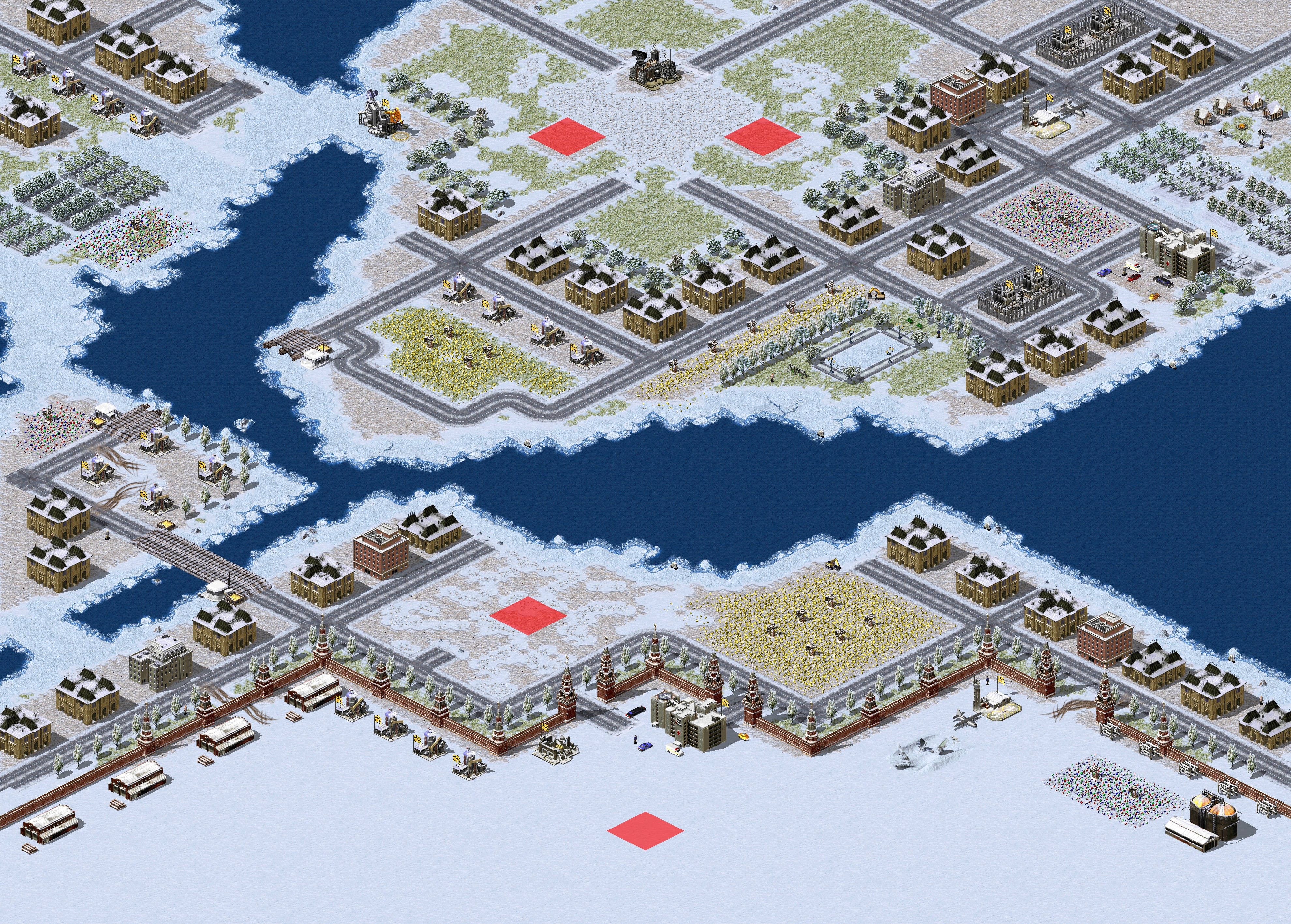 Rendered map: 拯救行动2V2