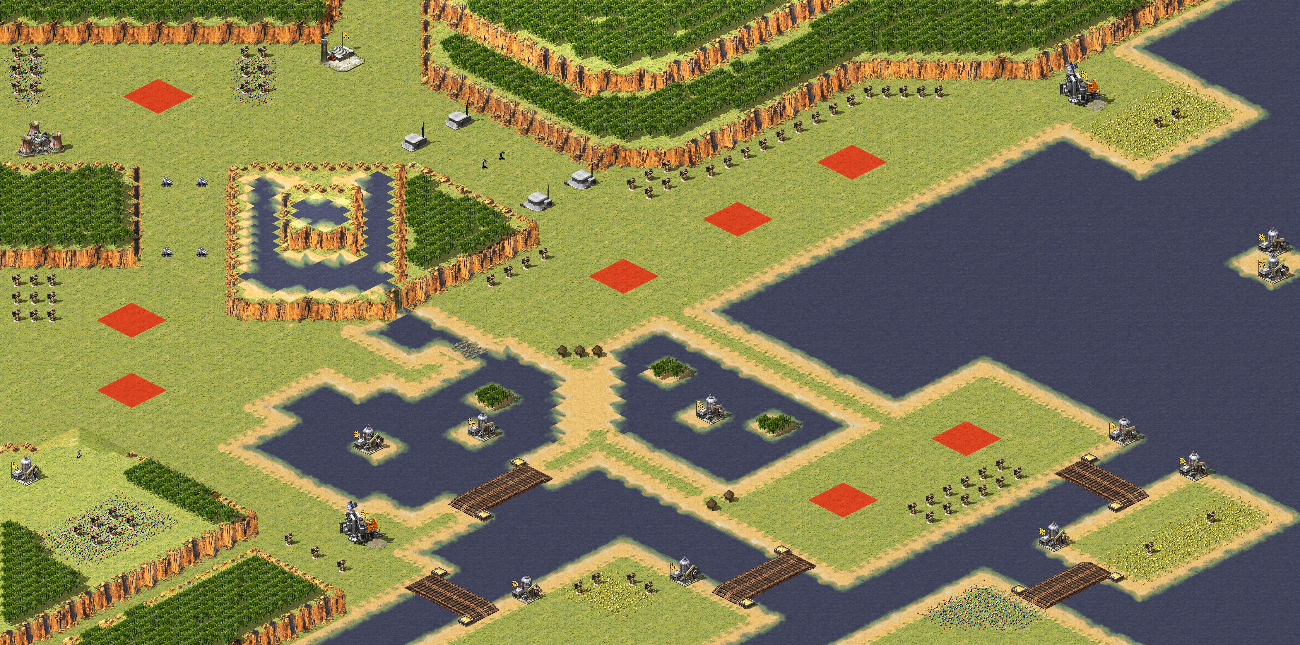 Rendered map: 究级三国一块地