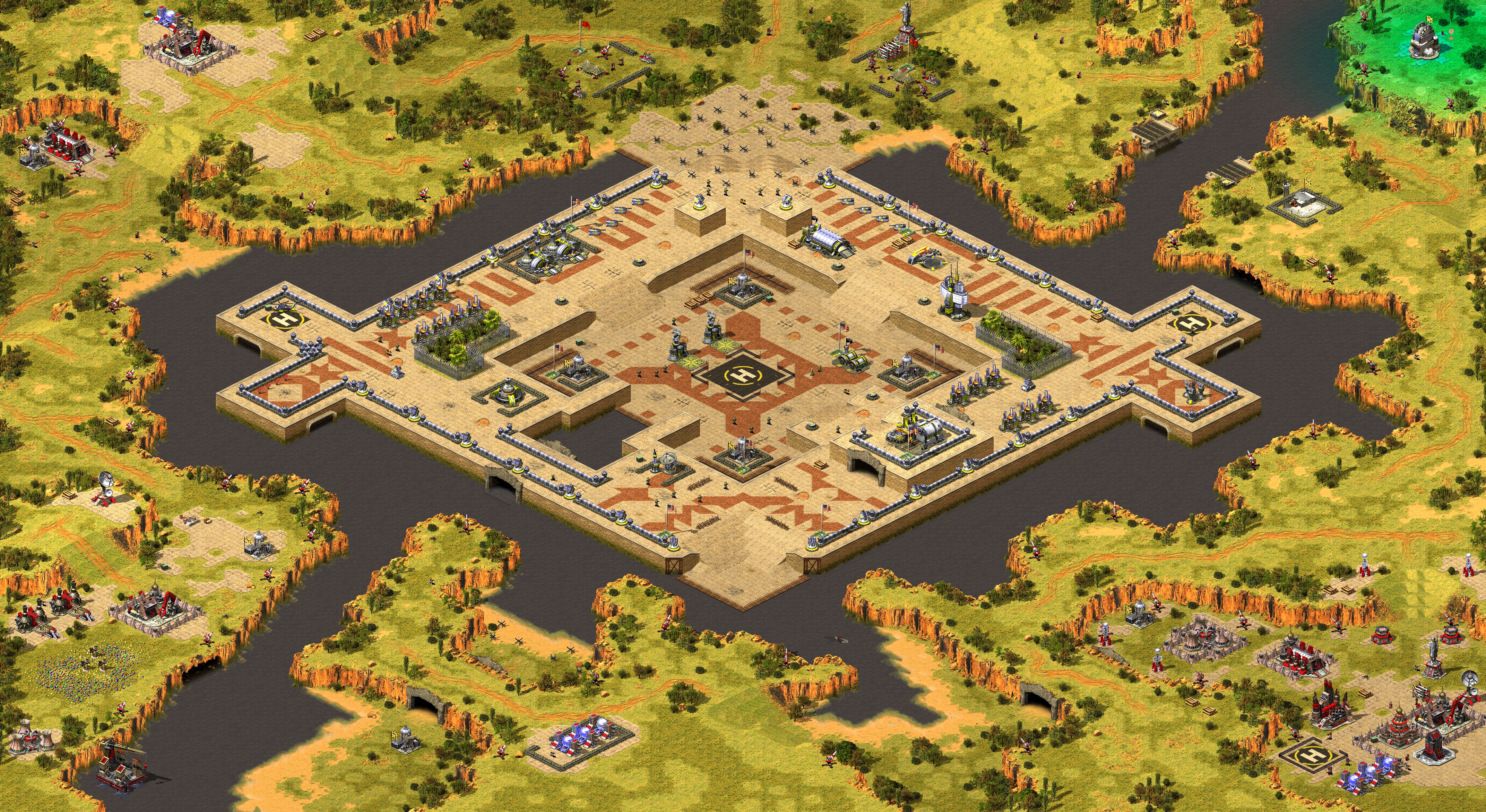 Rendered map: siegeTX