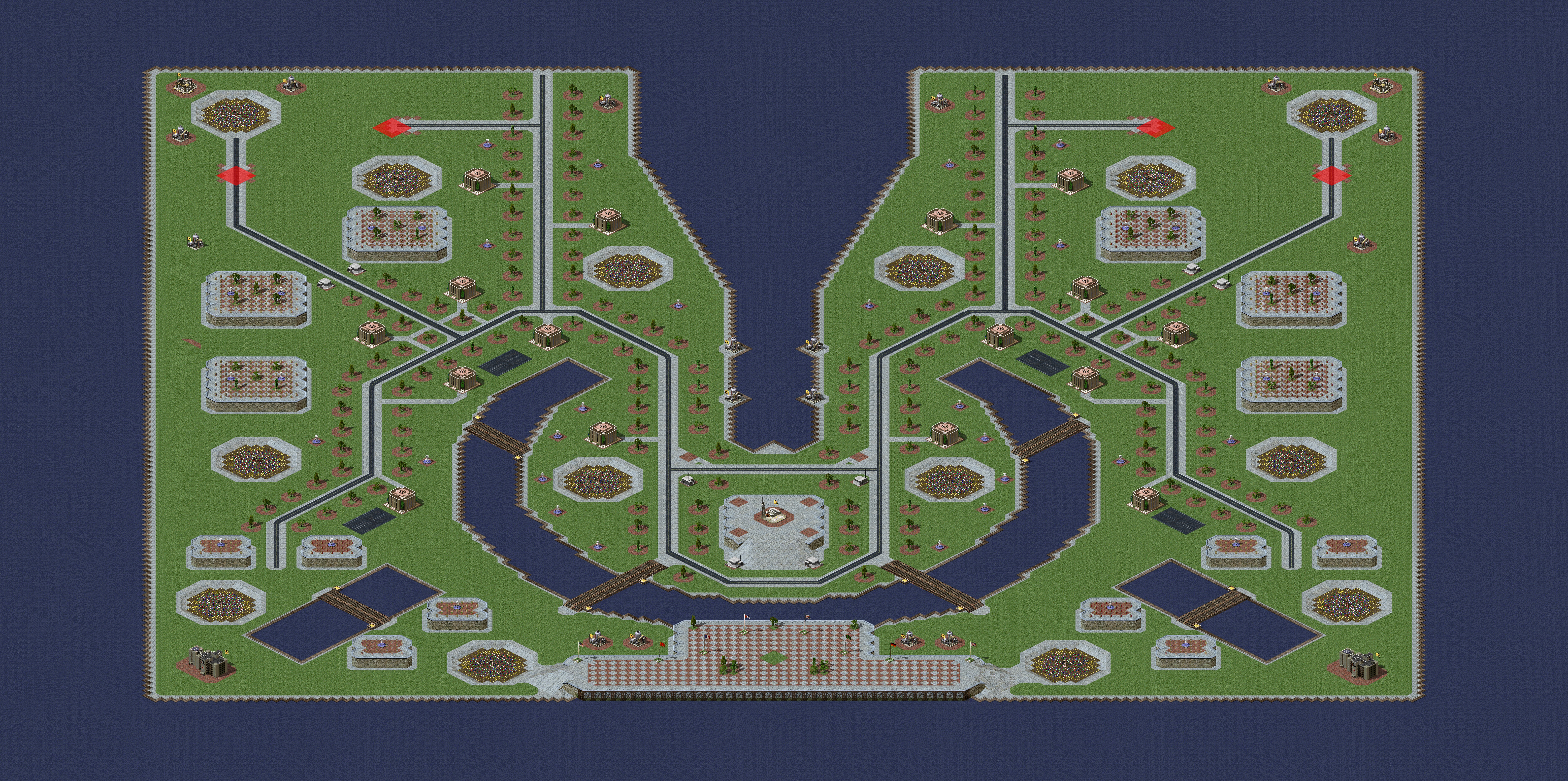 Rendered map: Great Encirclement