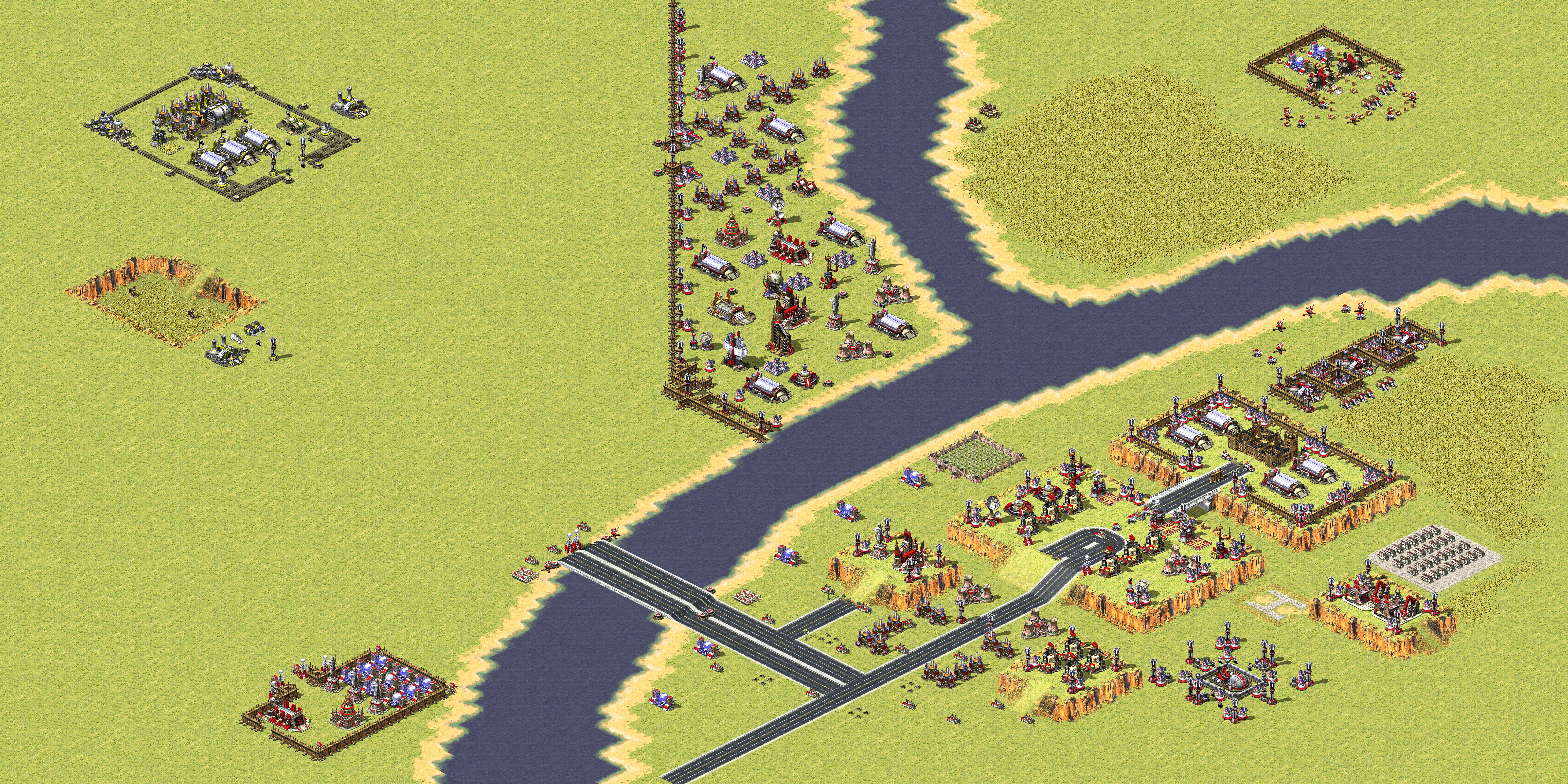 Rendered map: At the world control center