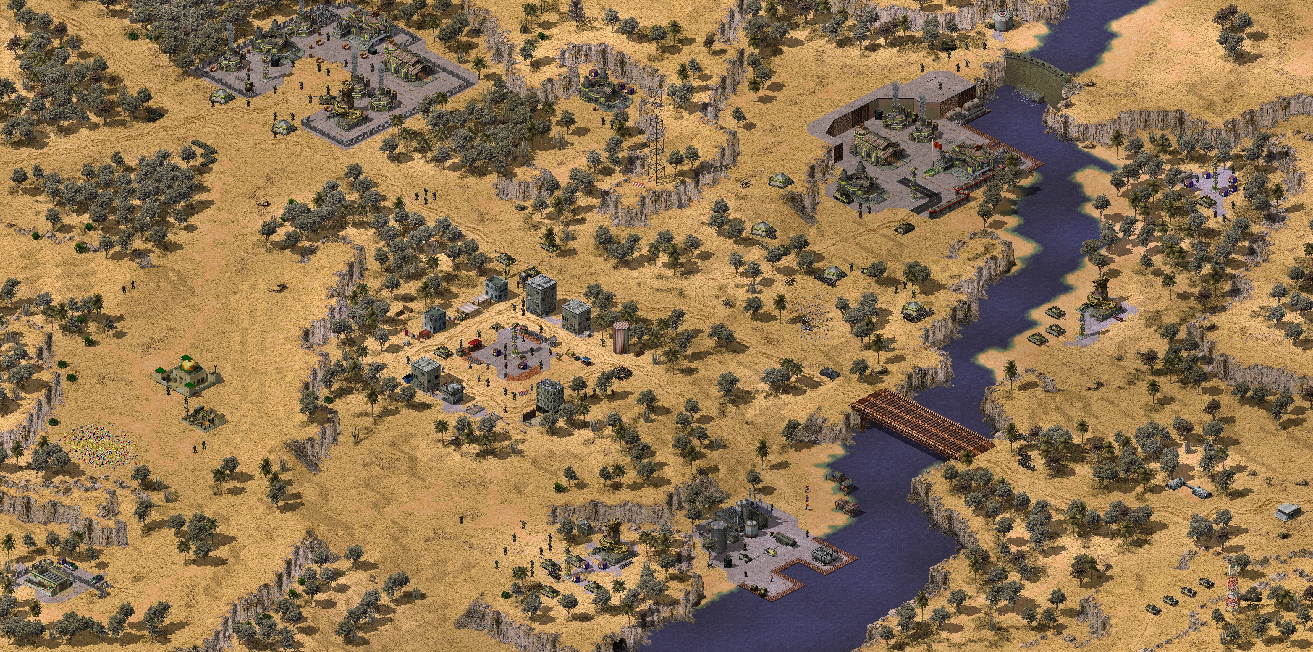 Rendered map: GLA Mission 1: Black Rain