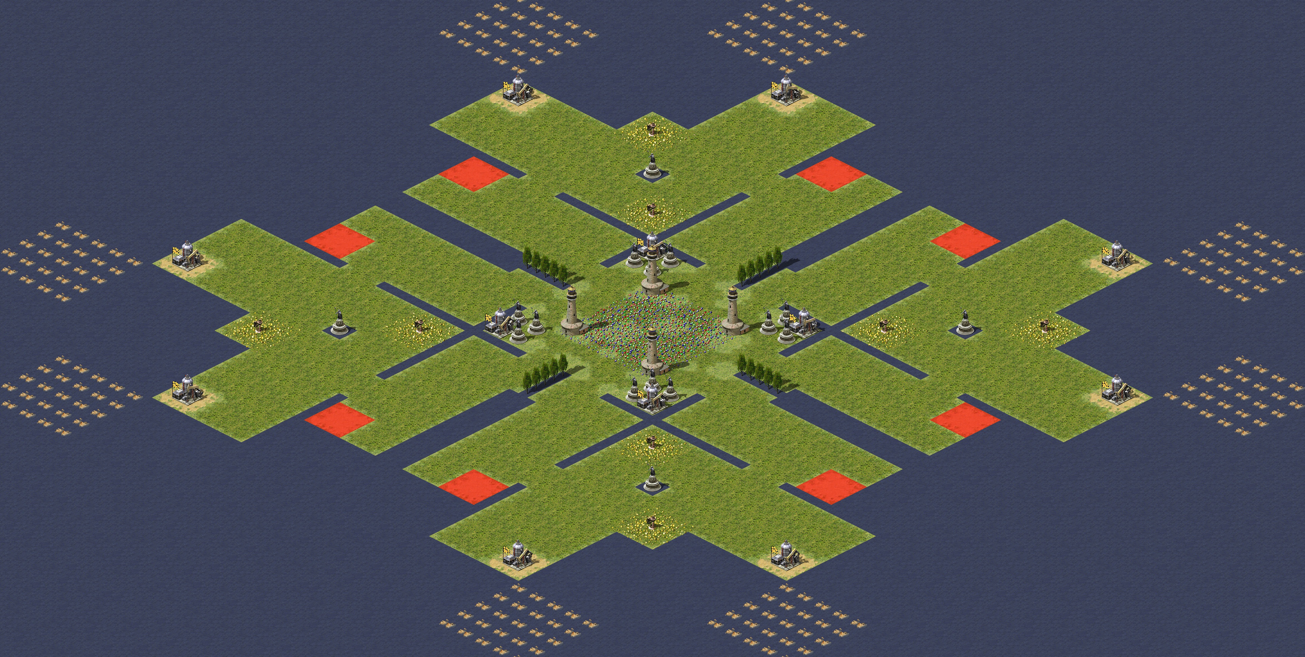 Rendered map: Island Under Blue Sky