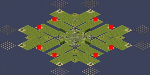 Rendered preview of Island Under Blue Sky