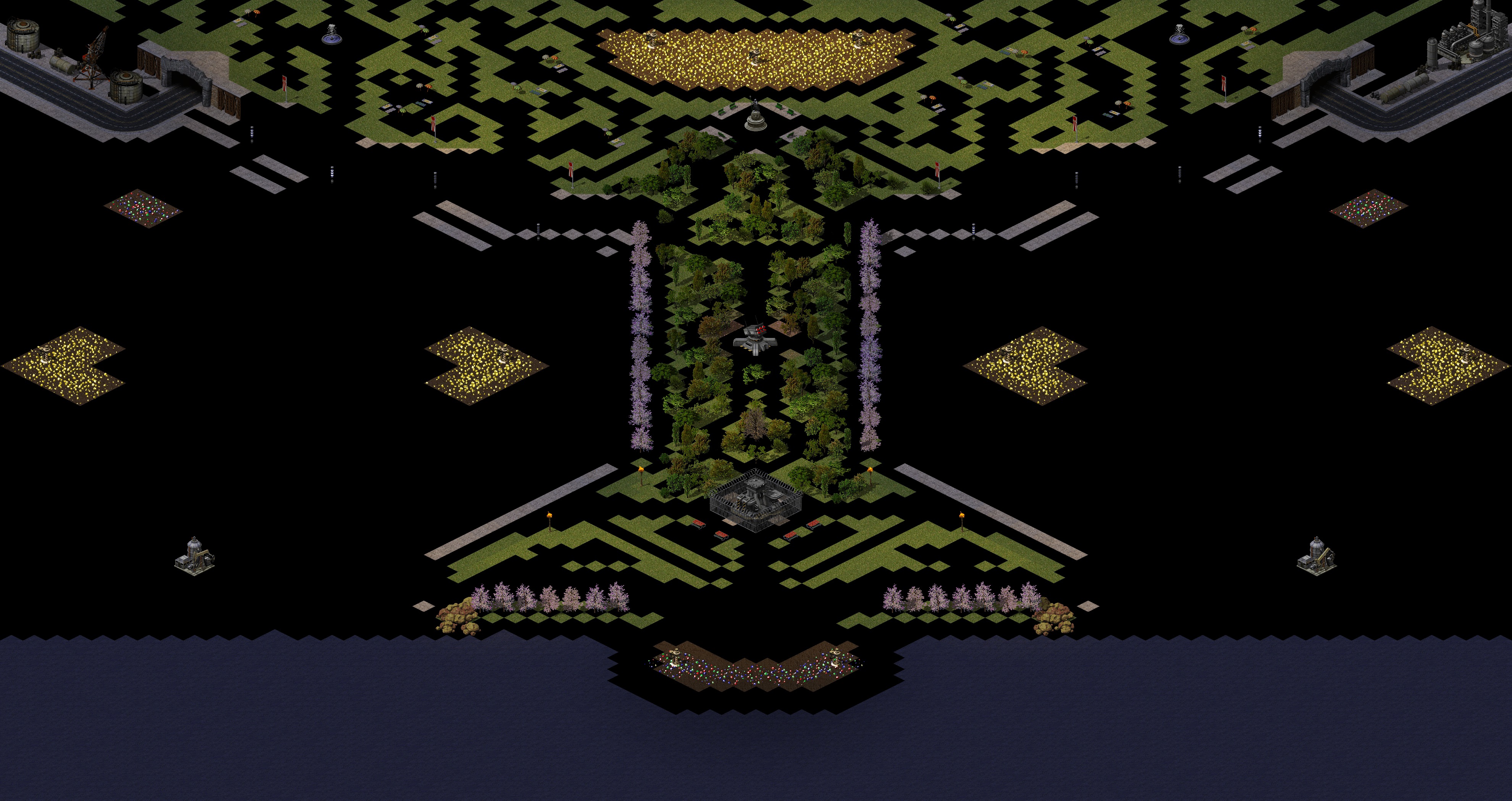 Rendered map: Hourgrass