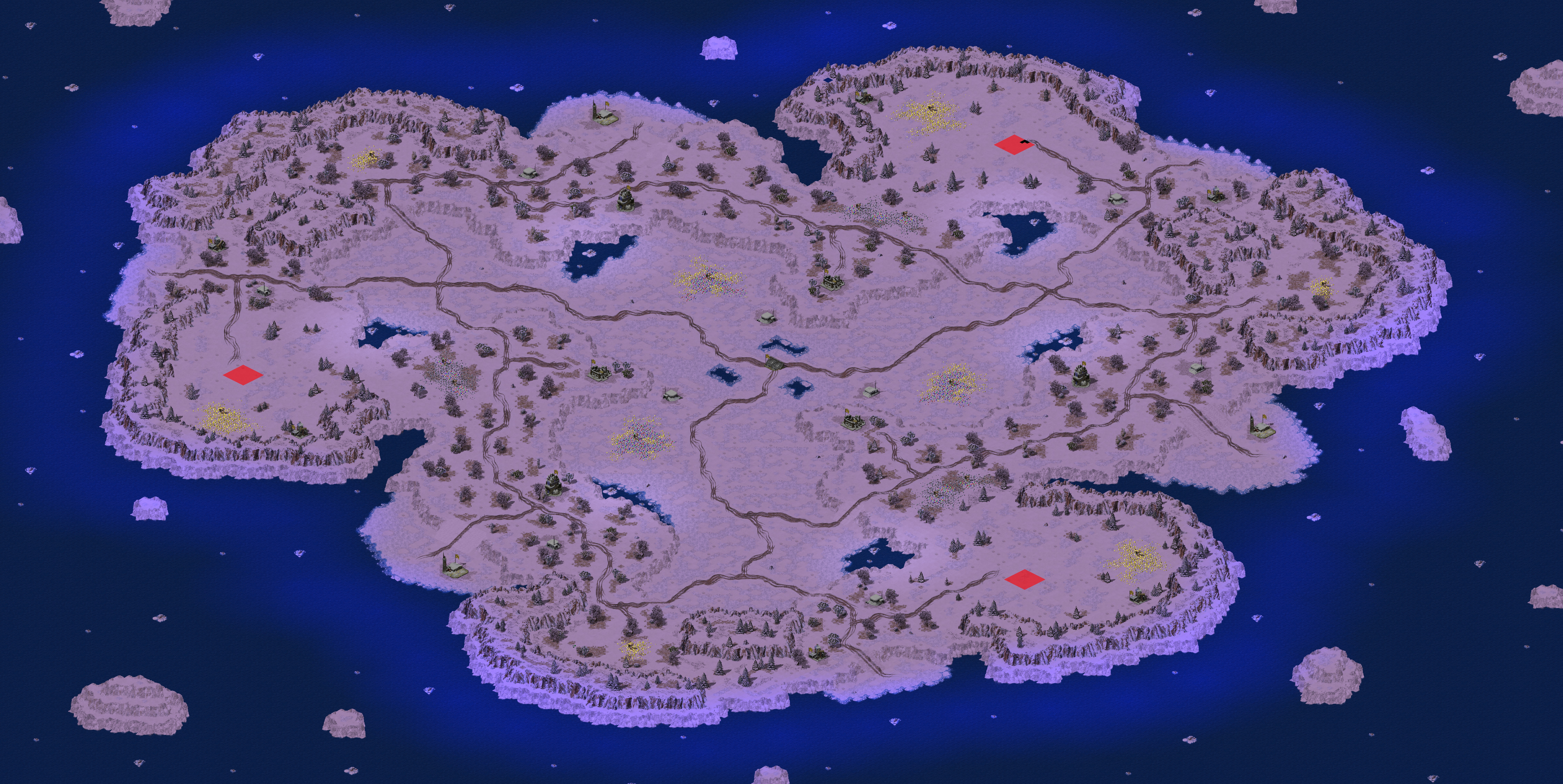 Rendered map: Polar Knot
