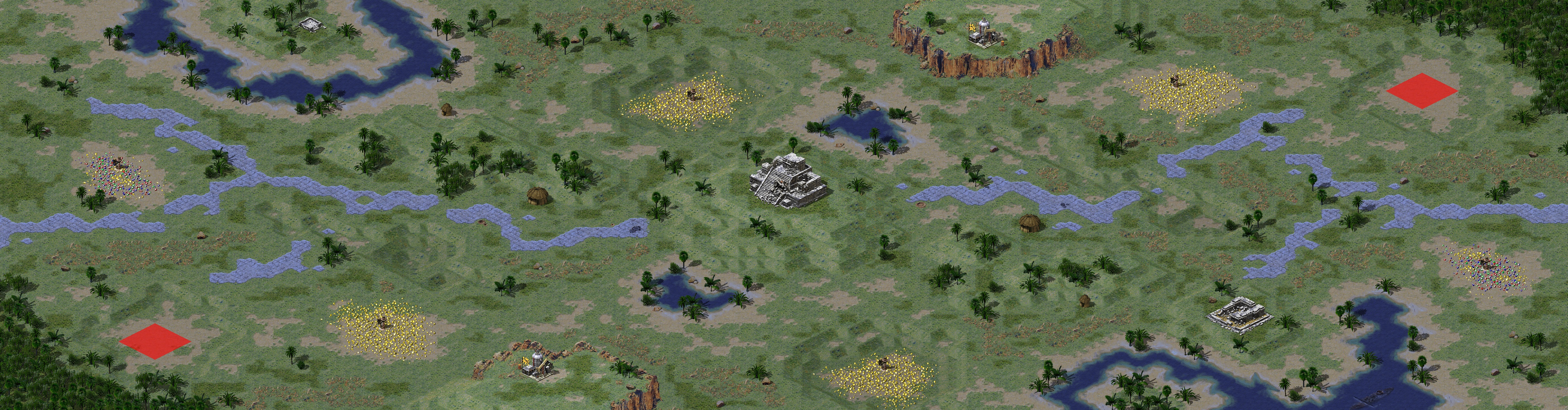Rendered map: Tikal