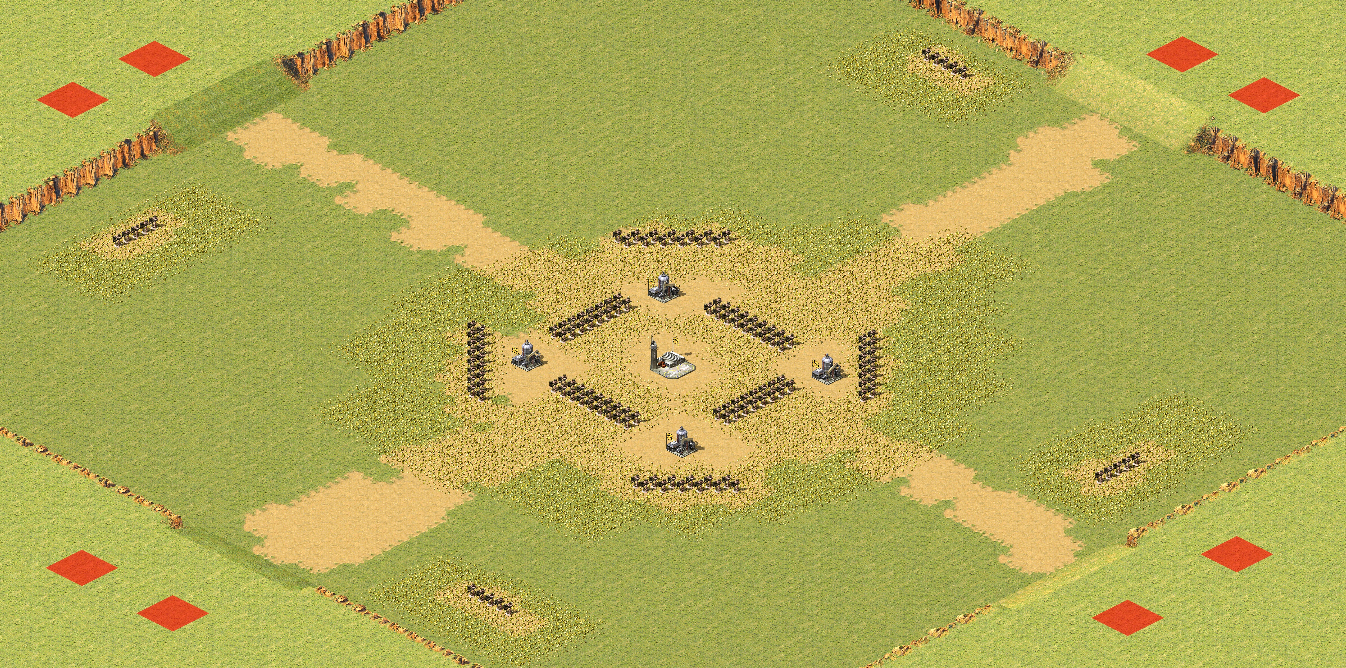 Rendered map: 4V4 Gold Rush