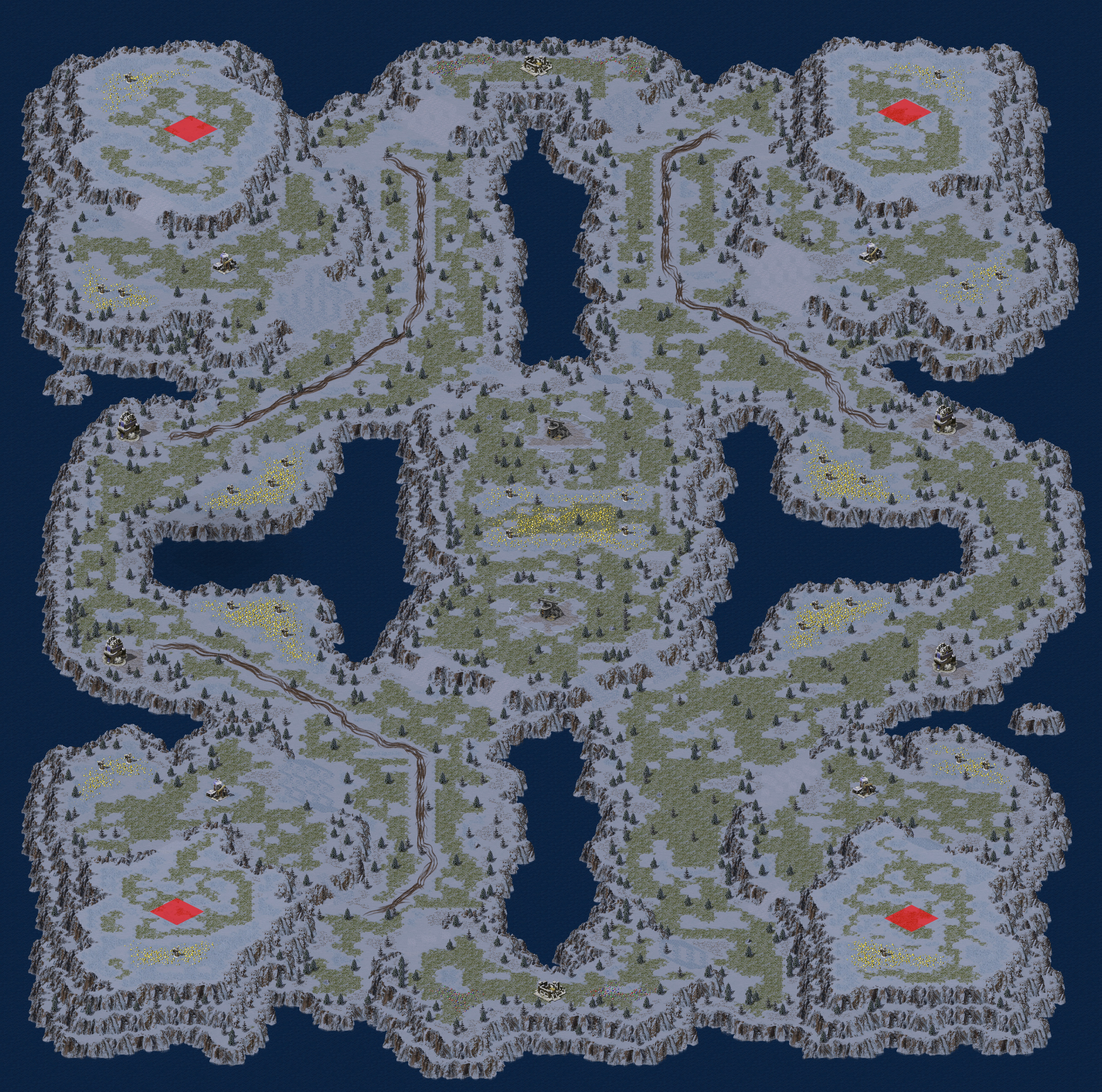 Rendered map: Frostration