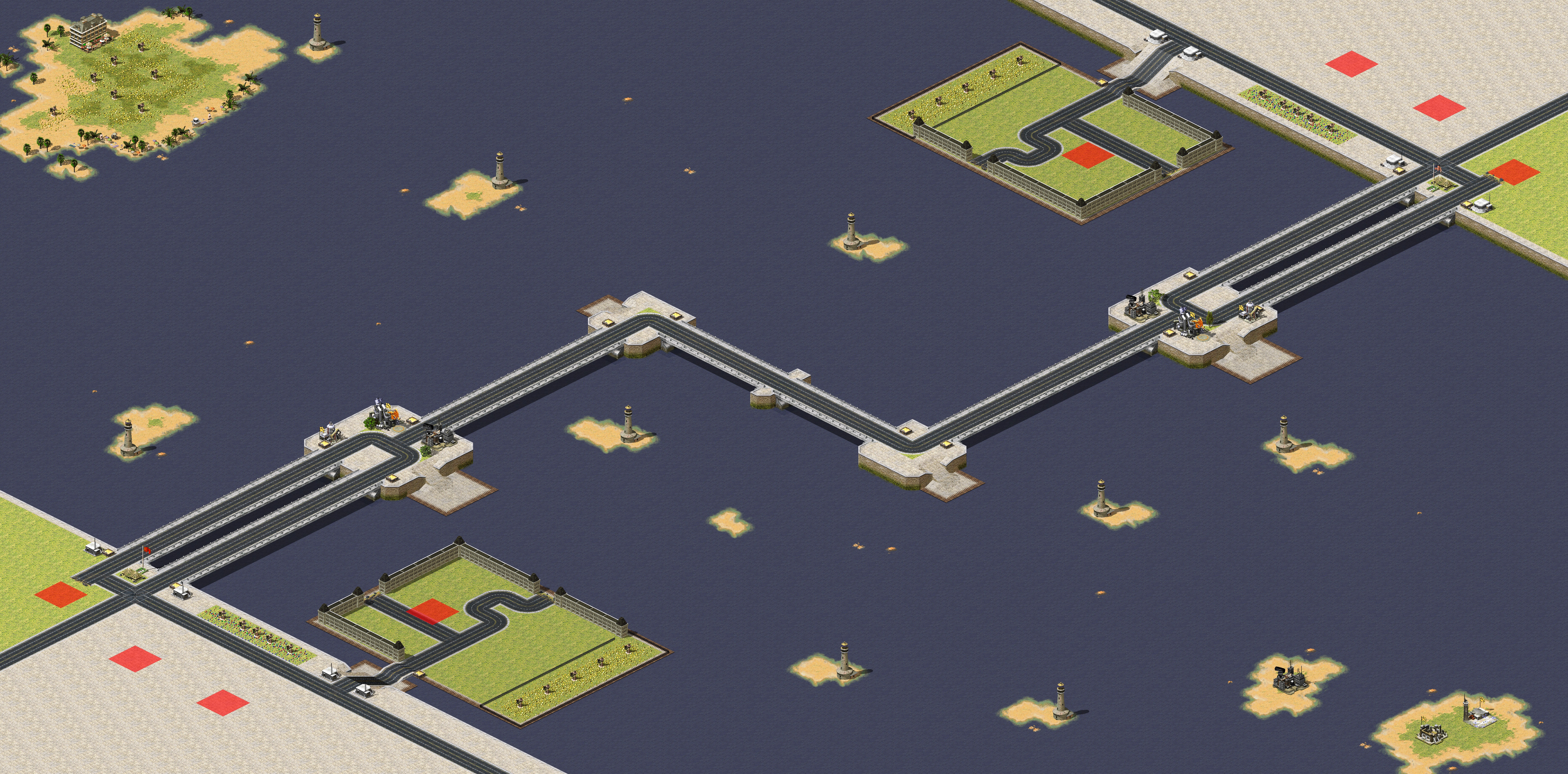 Rendered map: Island War