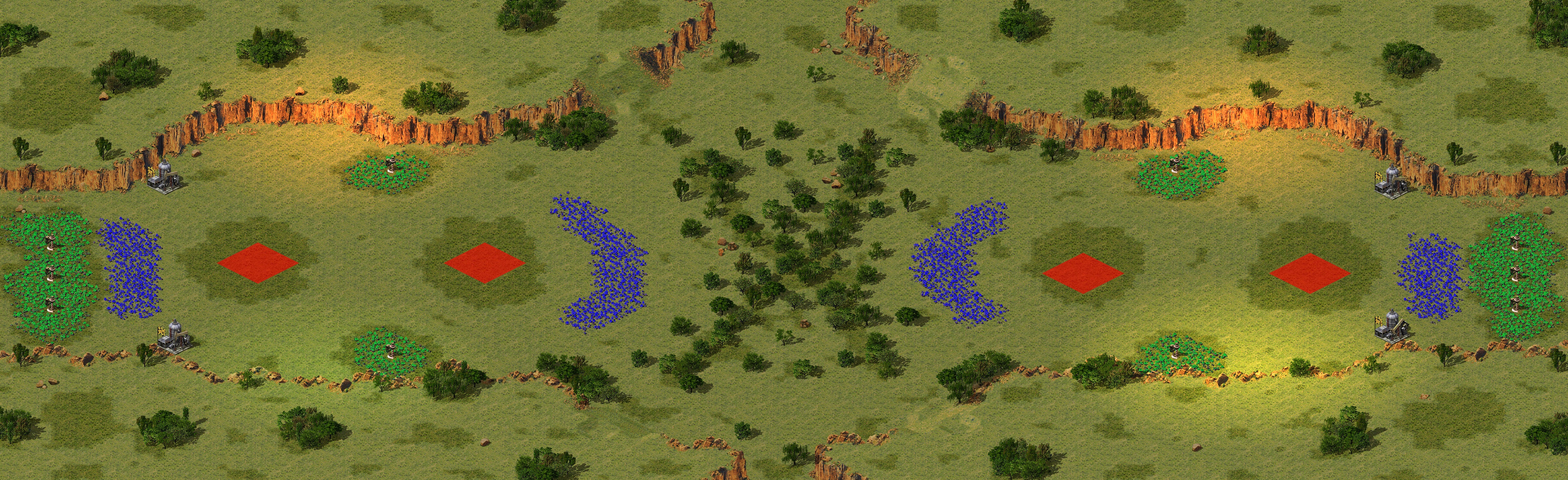 Rendered map: (4) Offense Defense