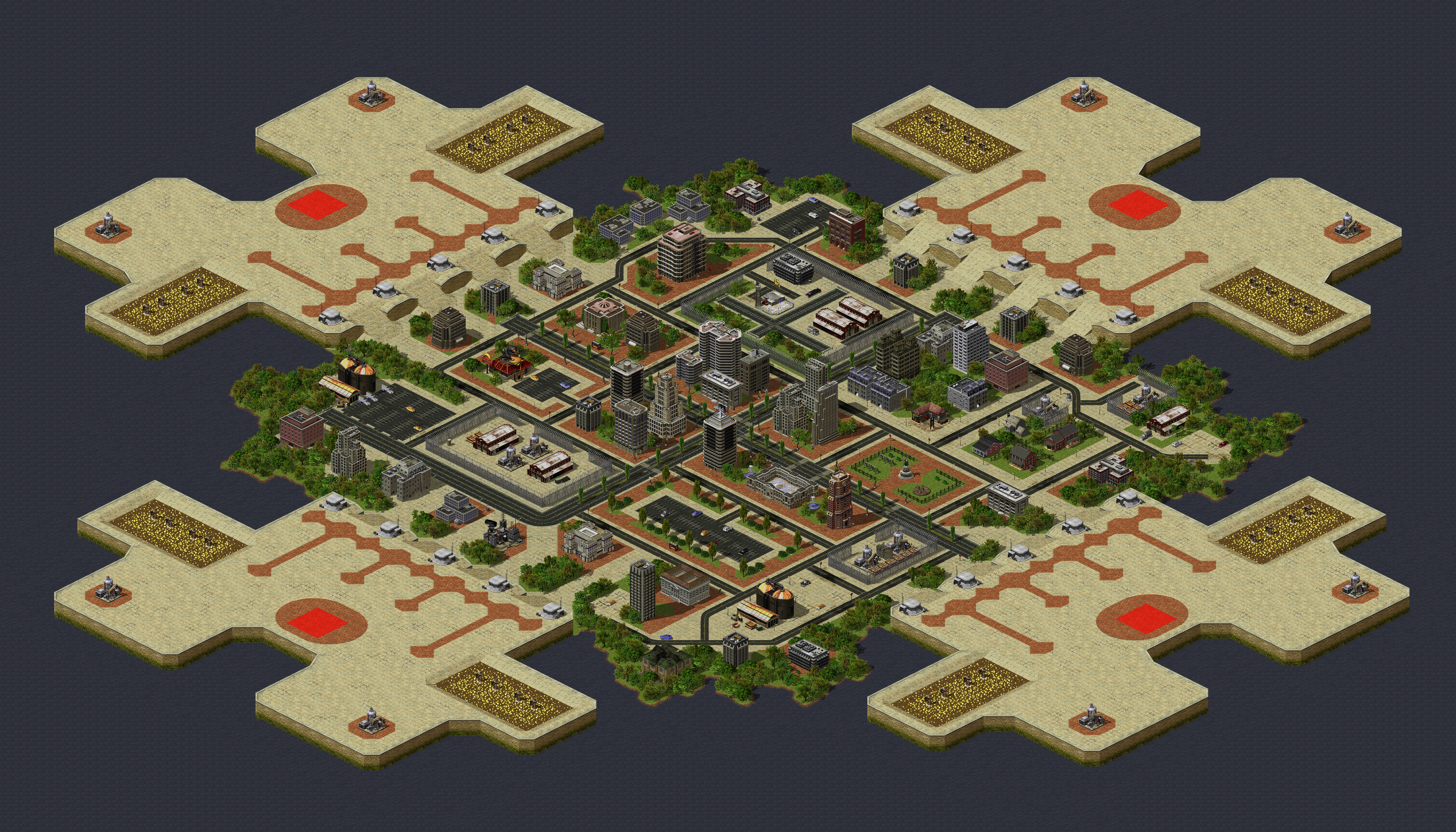 Rendered map: City Fights Back