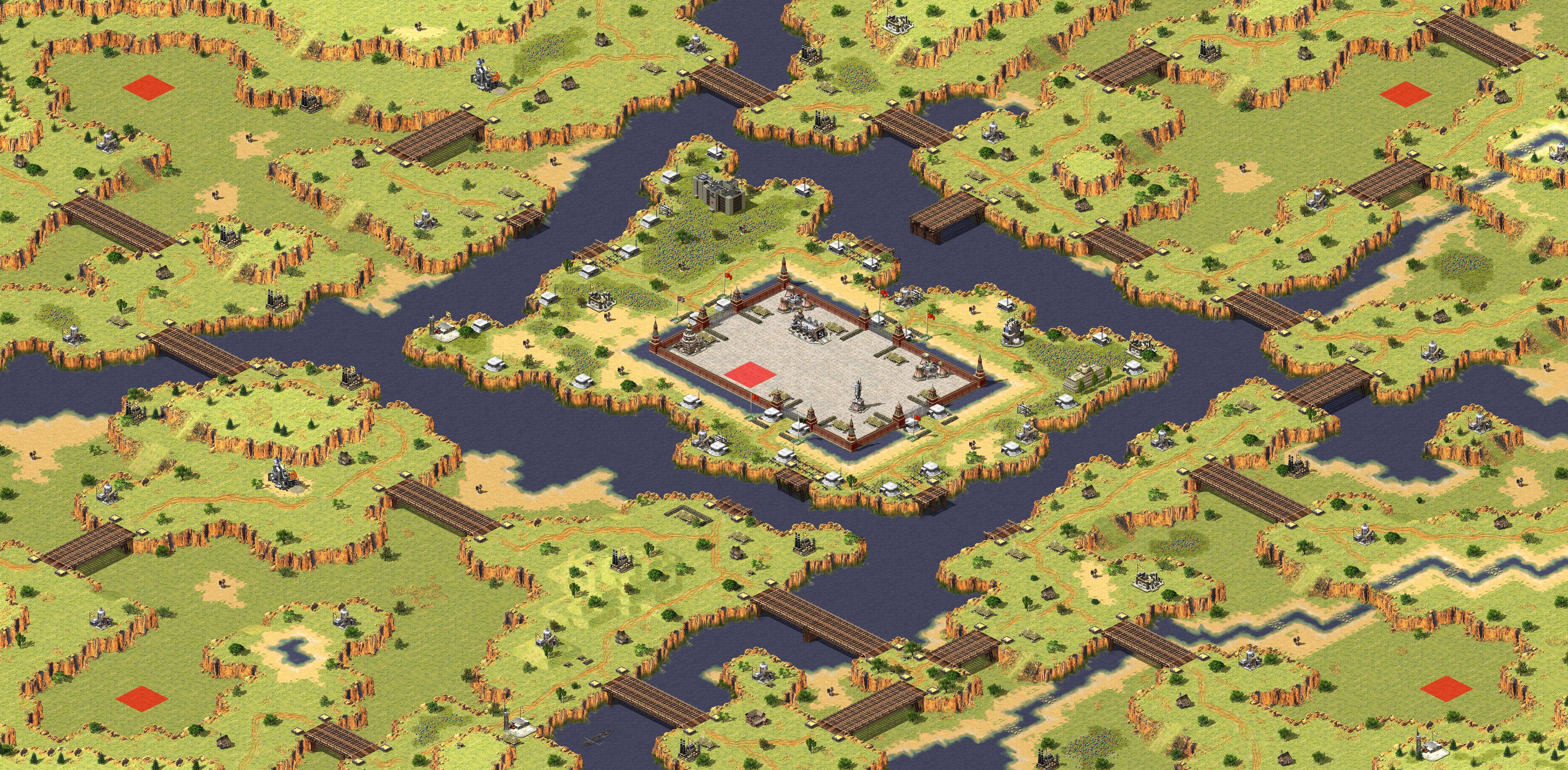 Rendered map: 1v4 Eight-Way Attack