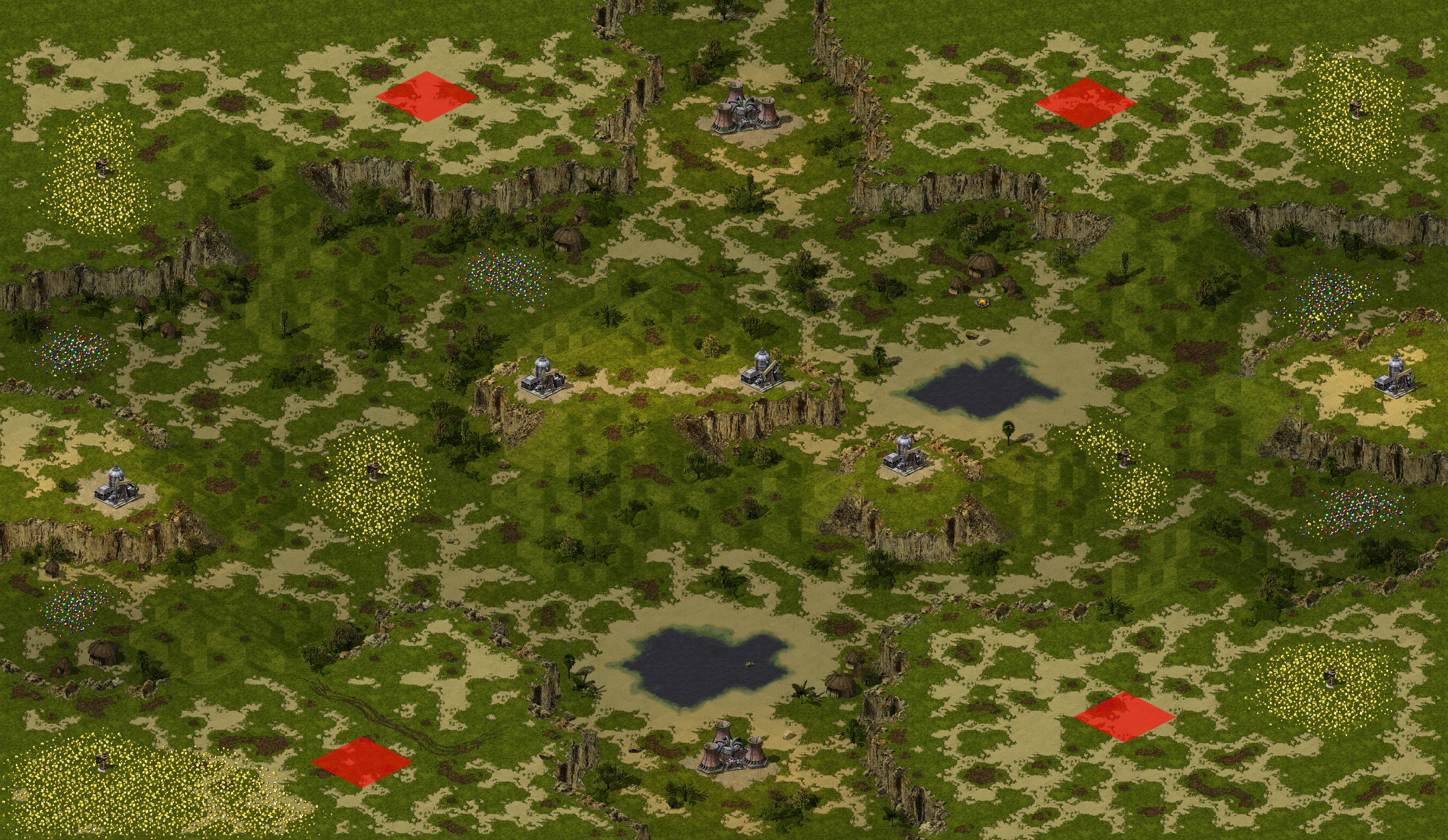 Rendered map: Mount Olympus