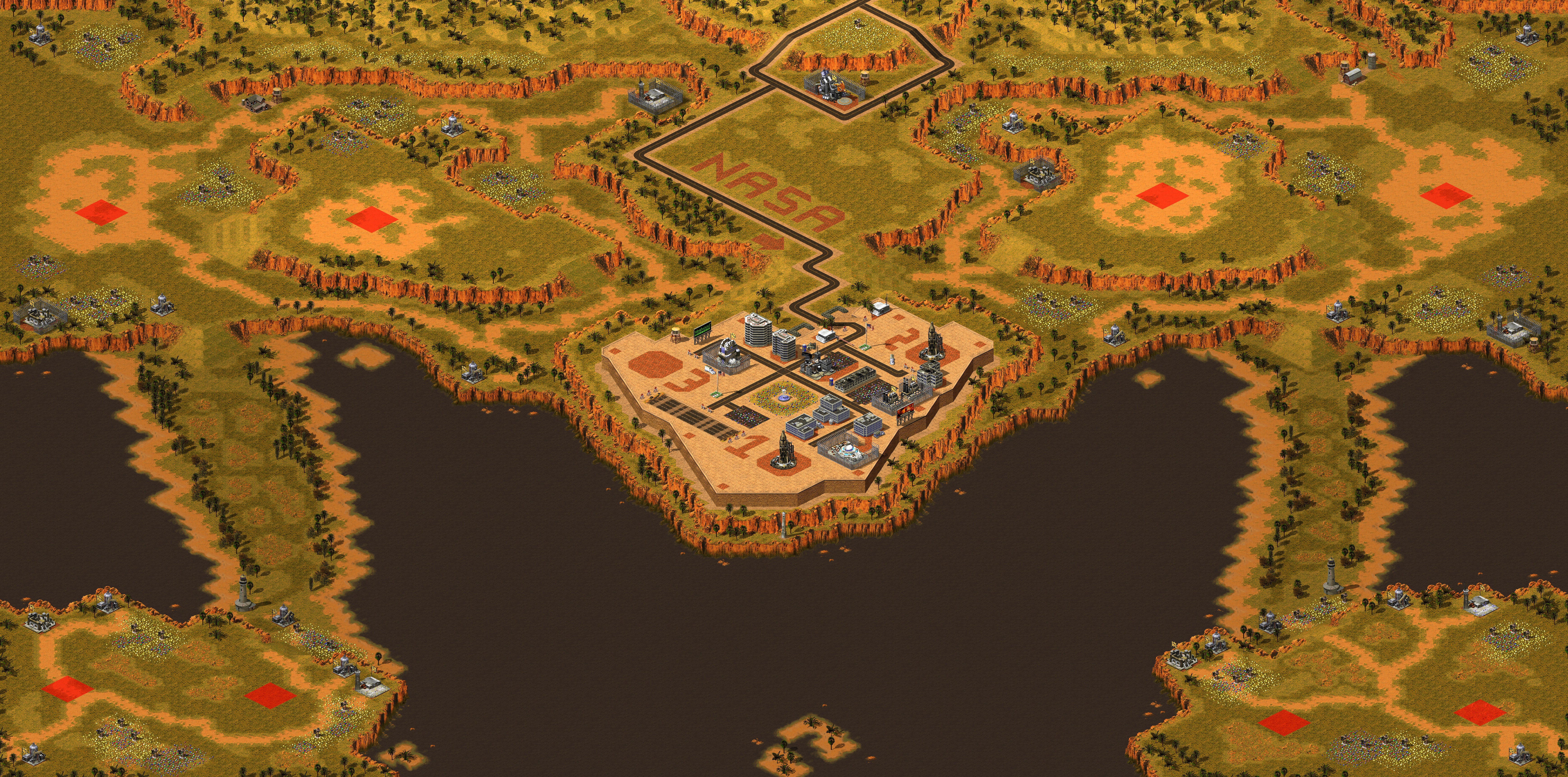 Rendered map: Canaveral Cape zoom3000 edition