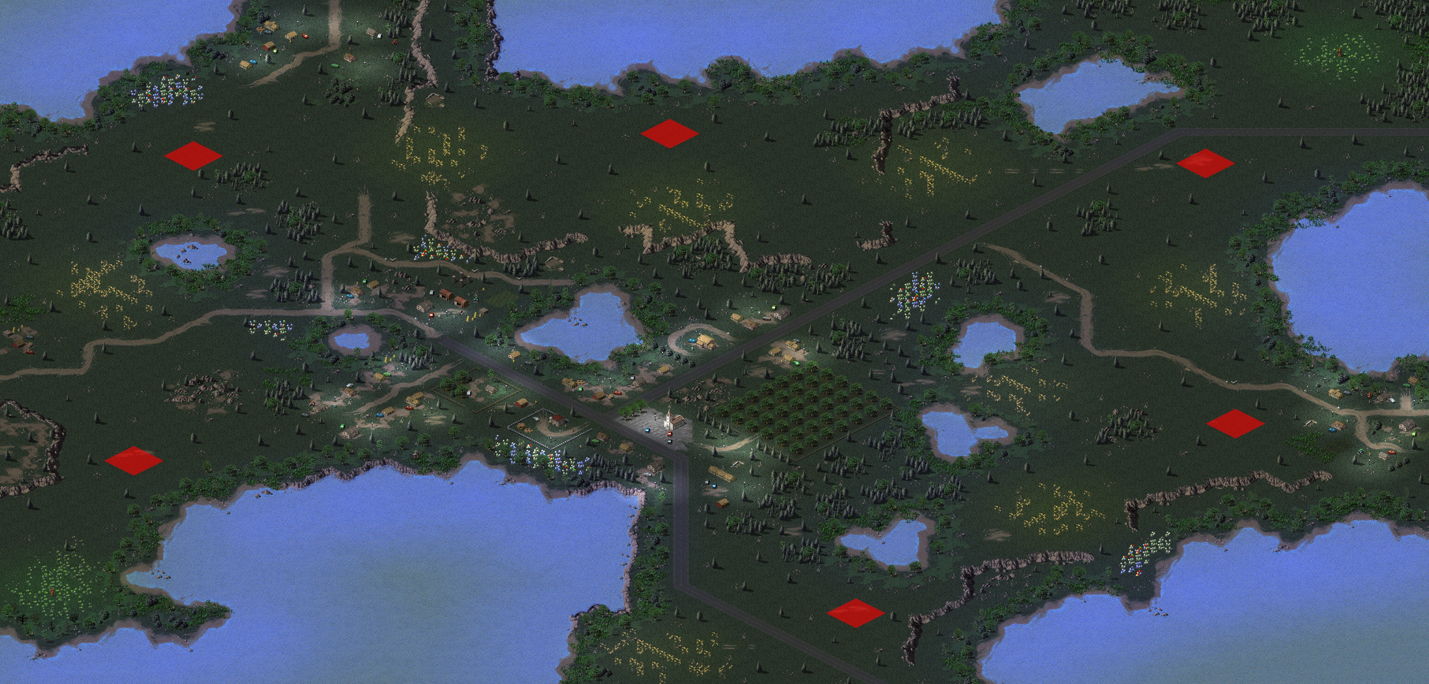 Rendered map: Rural Idyll