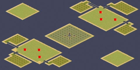 Rendered preview of Naval Battle 3v3 Map Pack 1