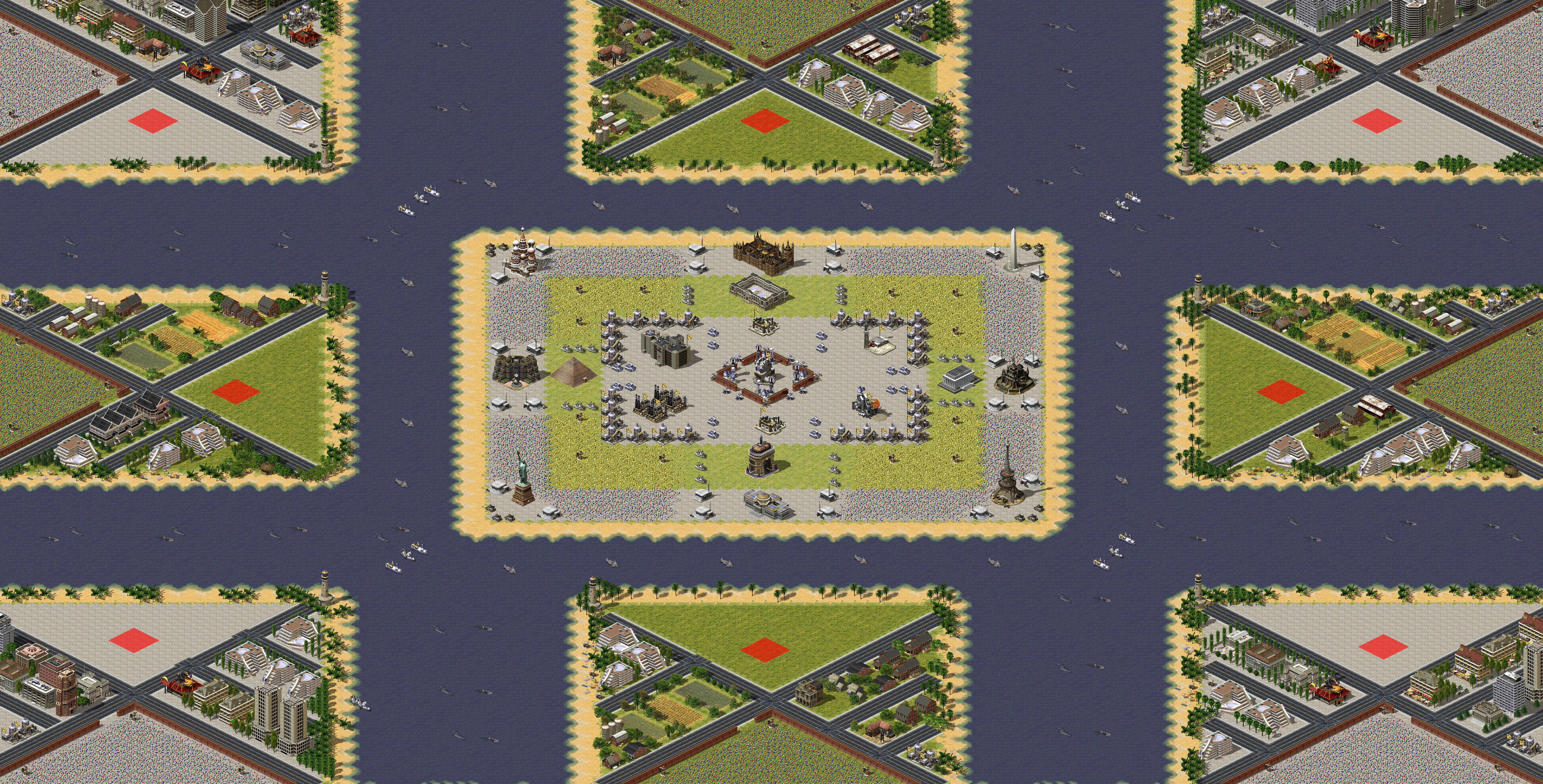 Rendered map: Ultimate Island War