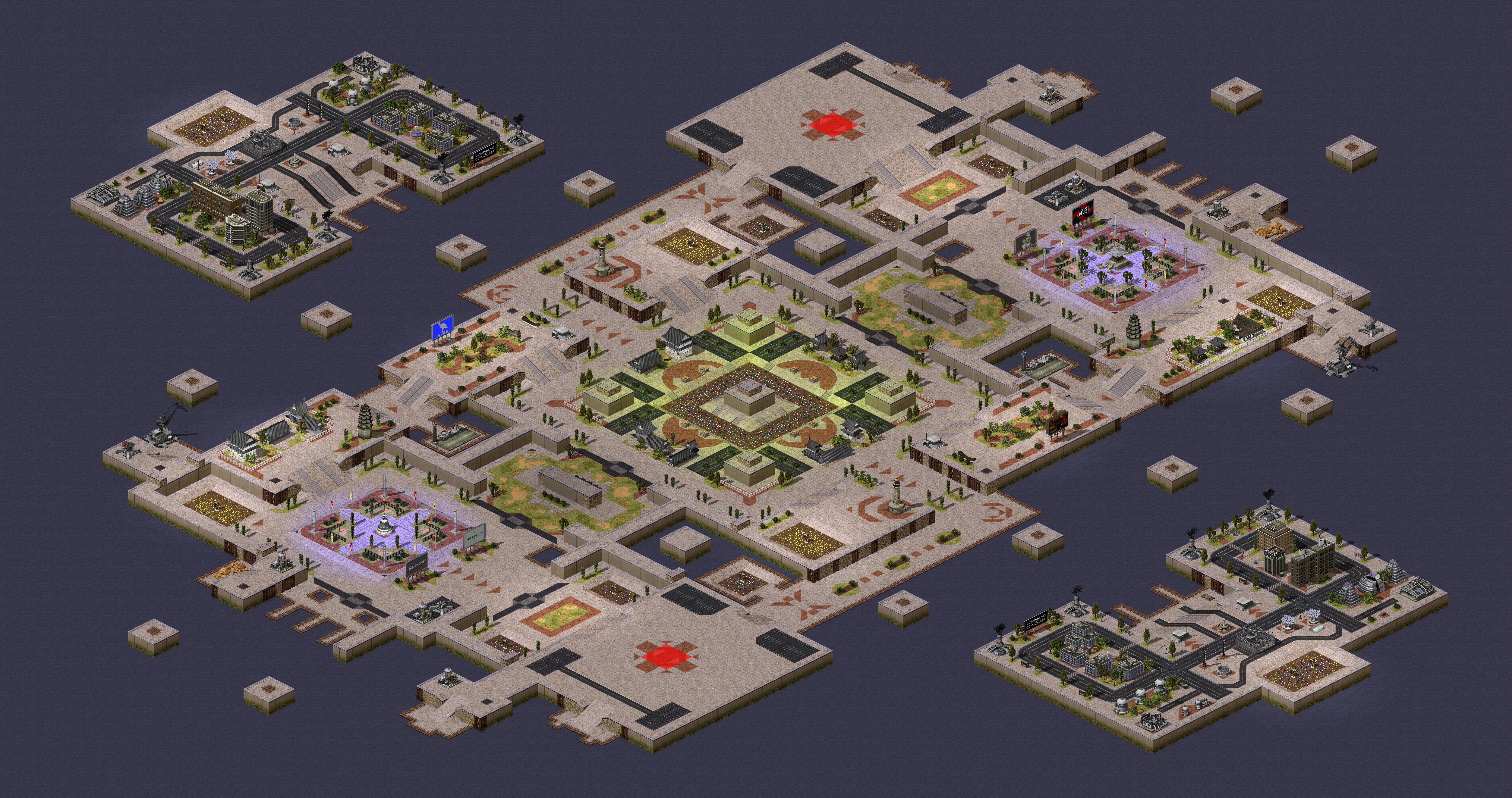 Rendered map: Hanamura
