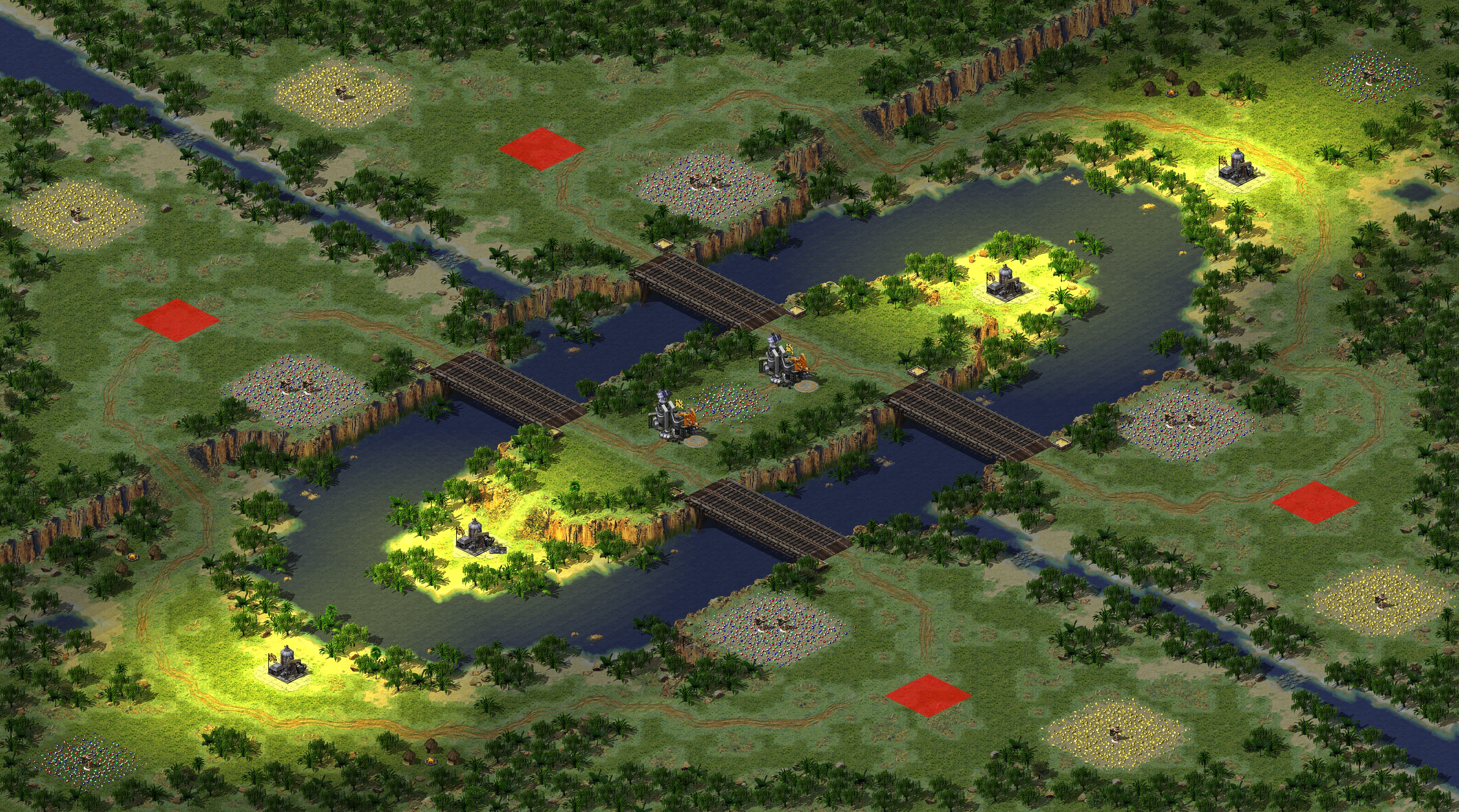Rendered map: 暴风天 群友赛2V2